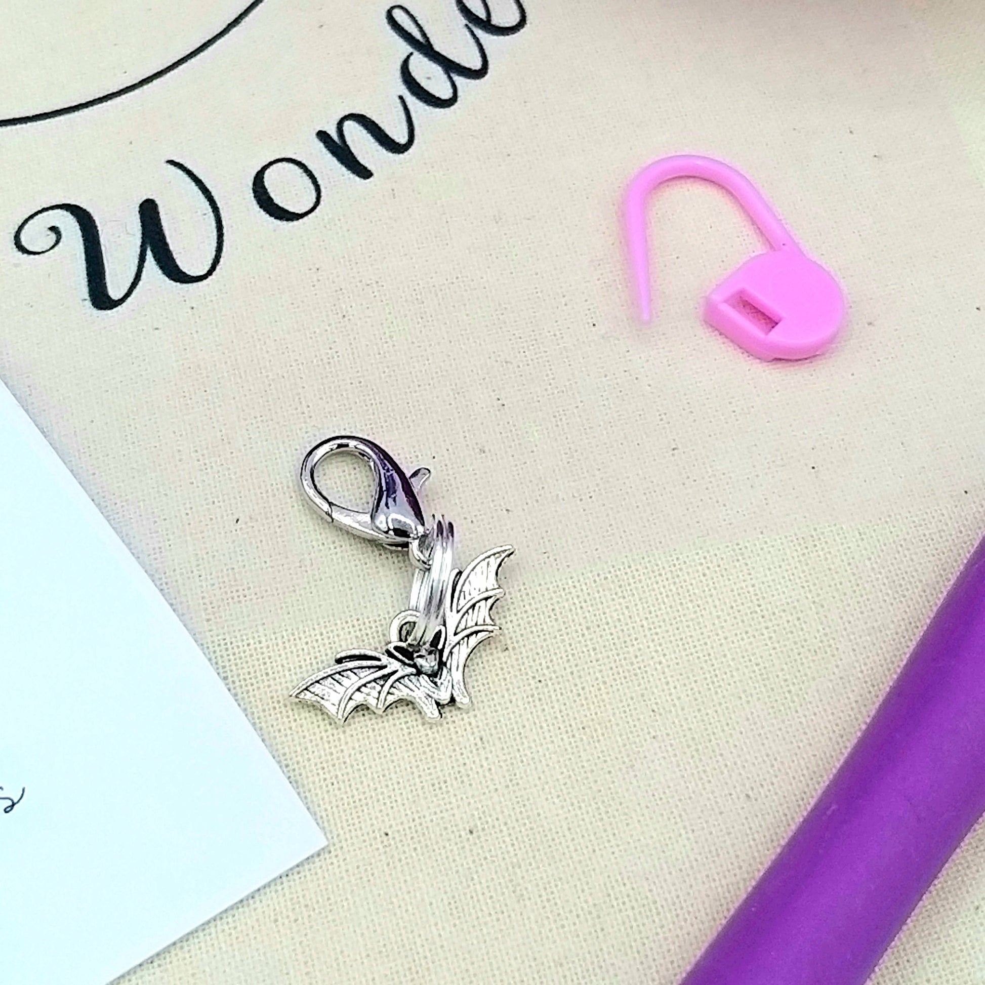 Bat Stitch Marker