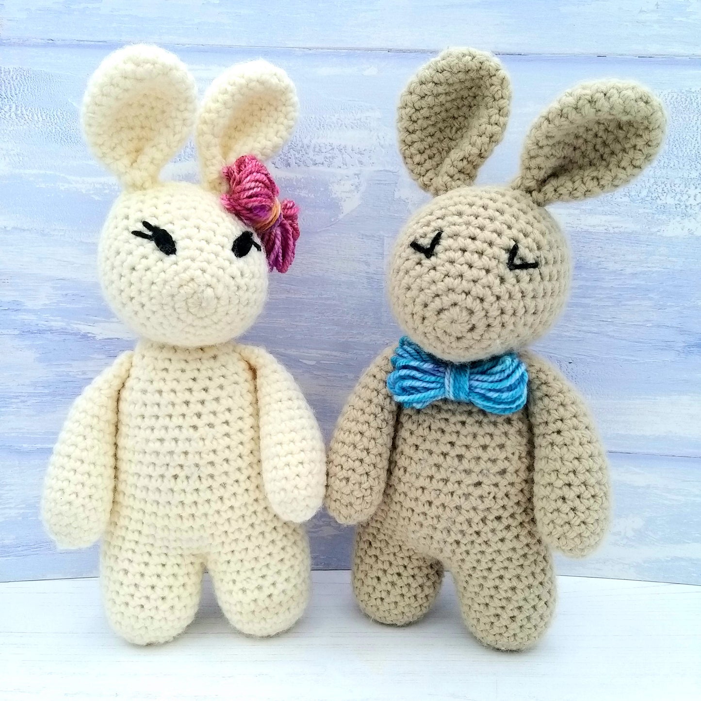 PDF Crochet Pattern for Beginners - Arthur & Betsy Bunny Pattern