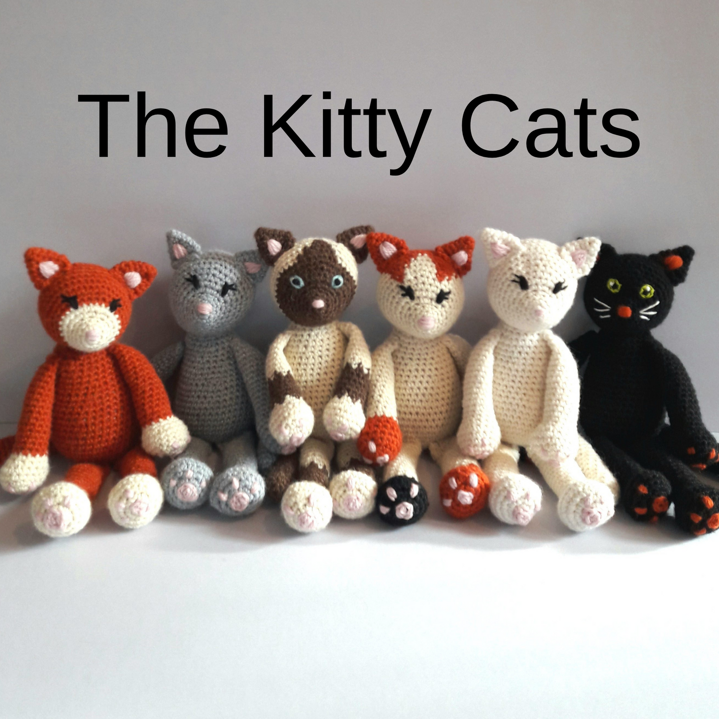 PDF Crochet Pattern - The Kitty Cats!