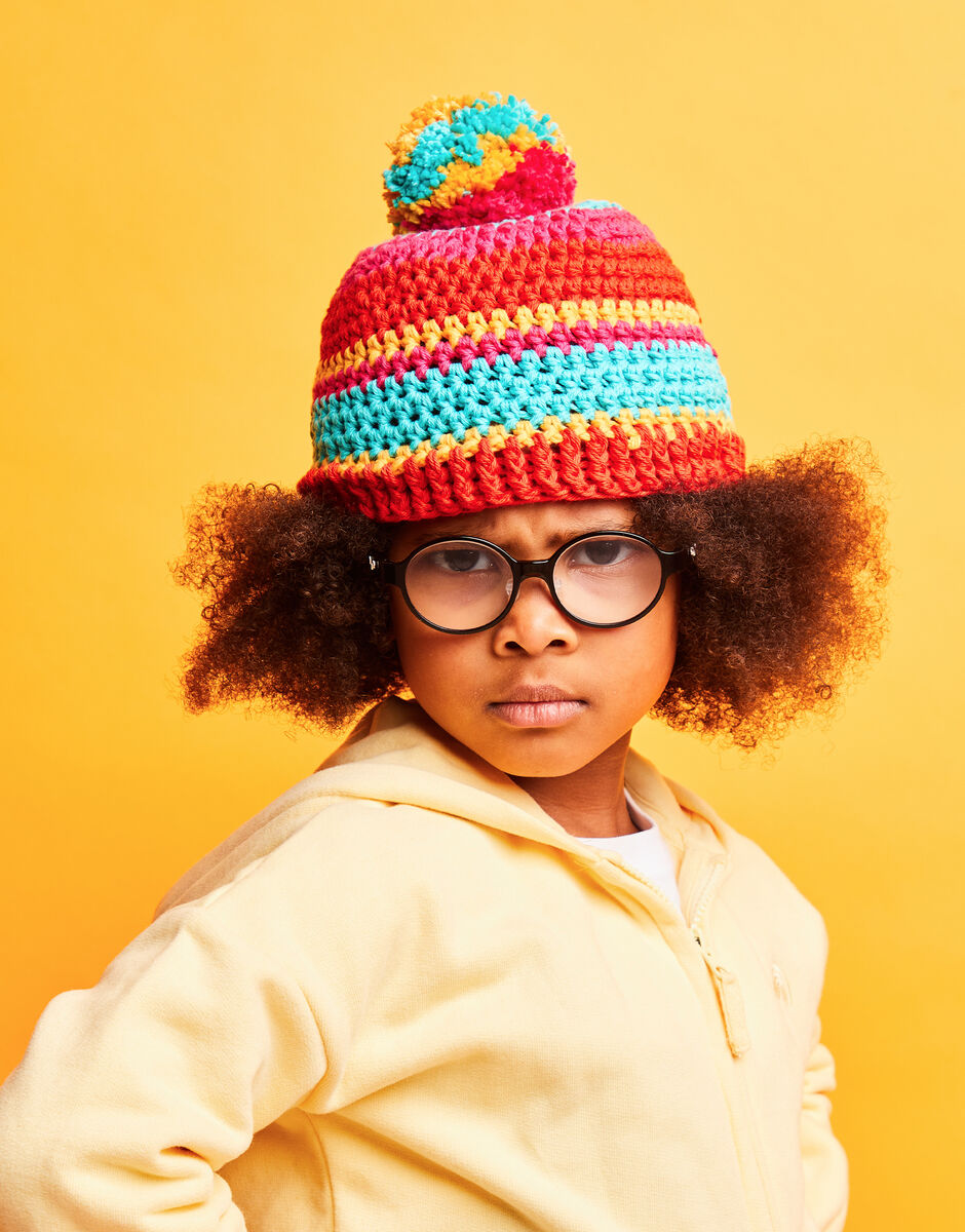 Sirdar Kith & Kin Colourful Bobble Hat Crochet Kit
