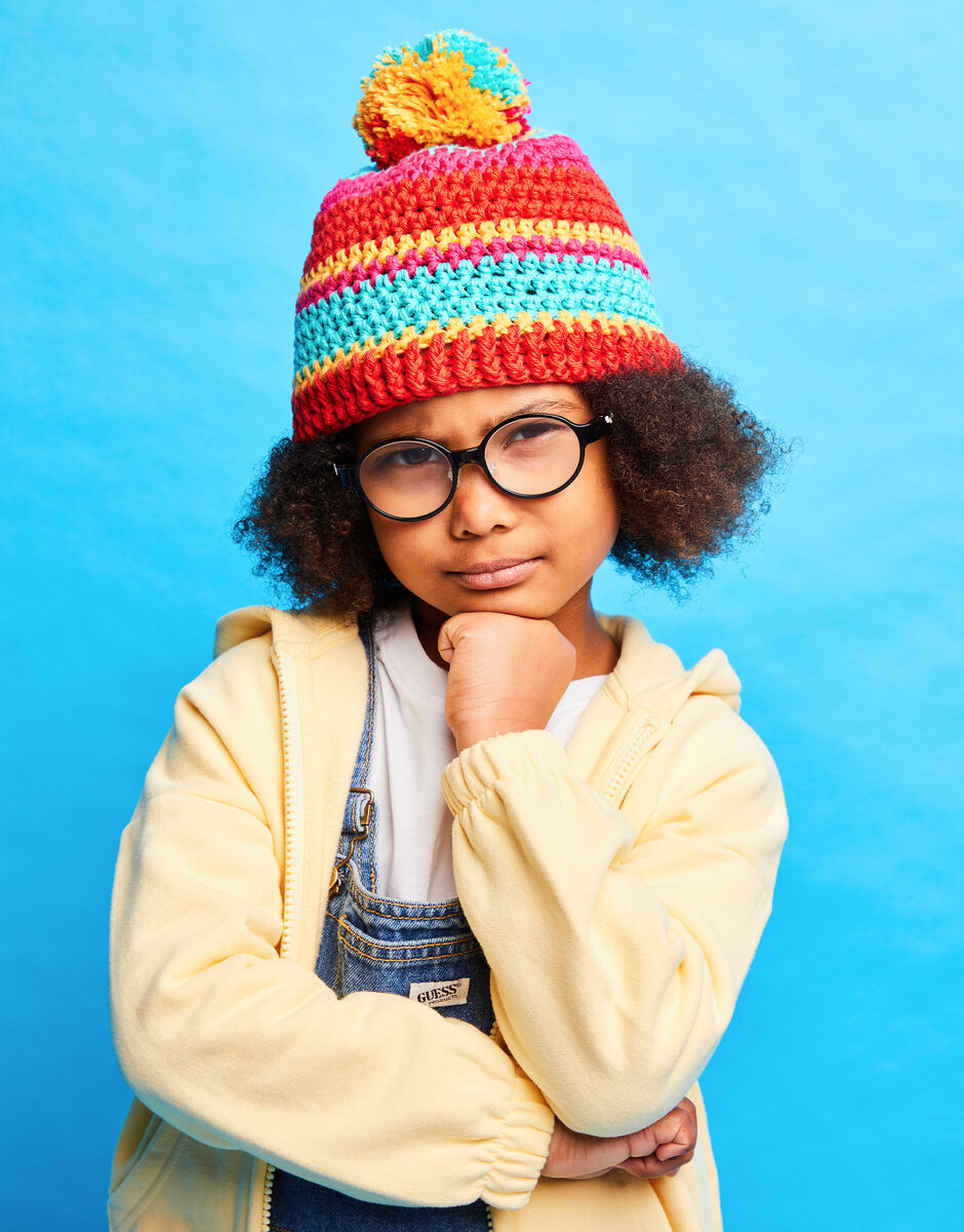 Sirdar Kith & Kin Colourful Bobble Hat Crochet Kit