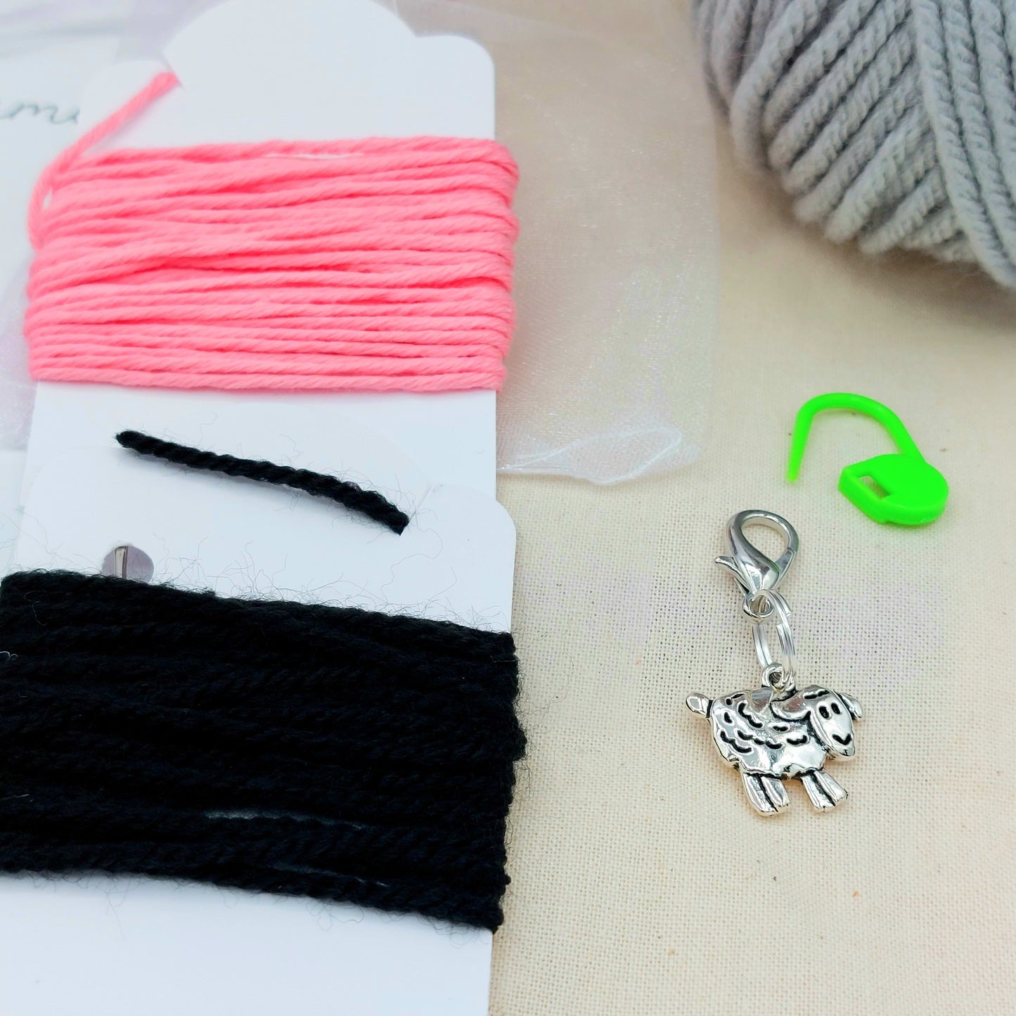 lamb stitch marker