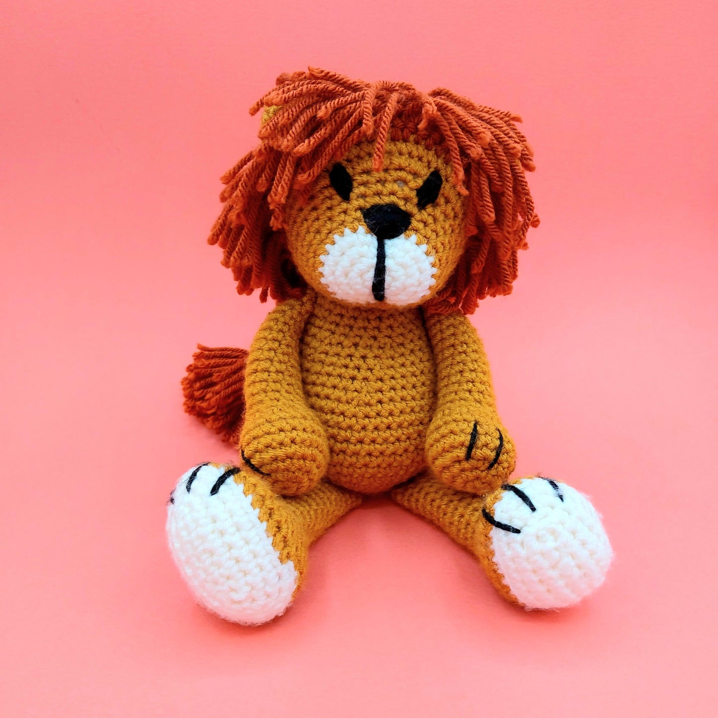 PDF Crochet Pattern - Roarsome Alfred the Lion