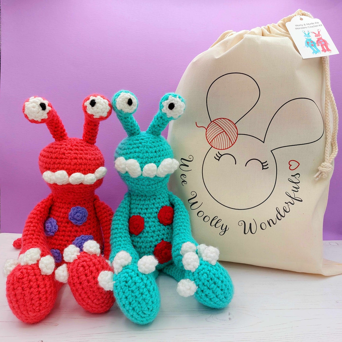 Monty & Myrtle the Monsters Crochet Kit