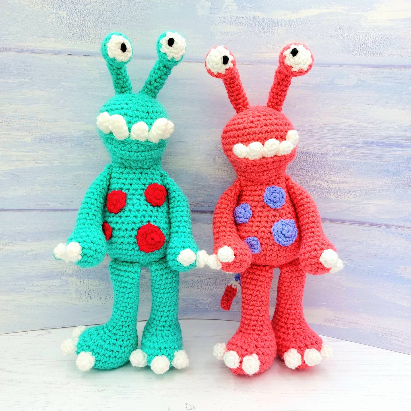 Monty & Myrtle the Monsters - PDF Crochet Pattern