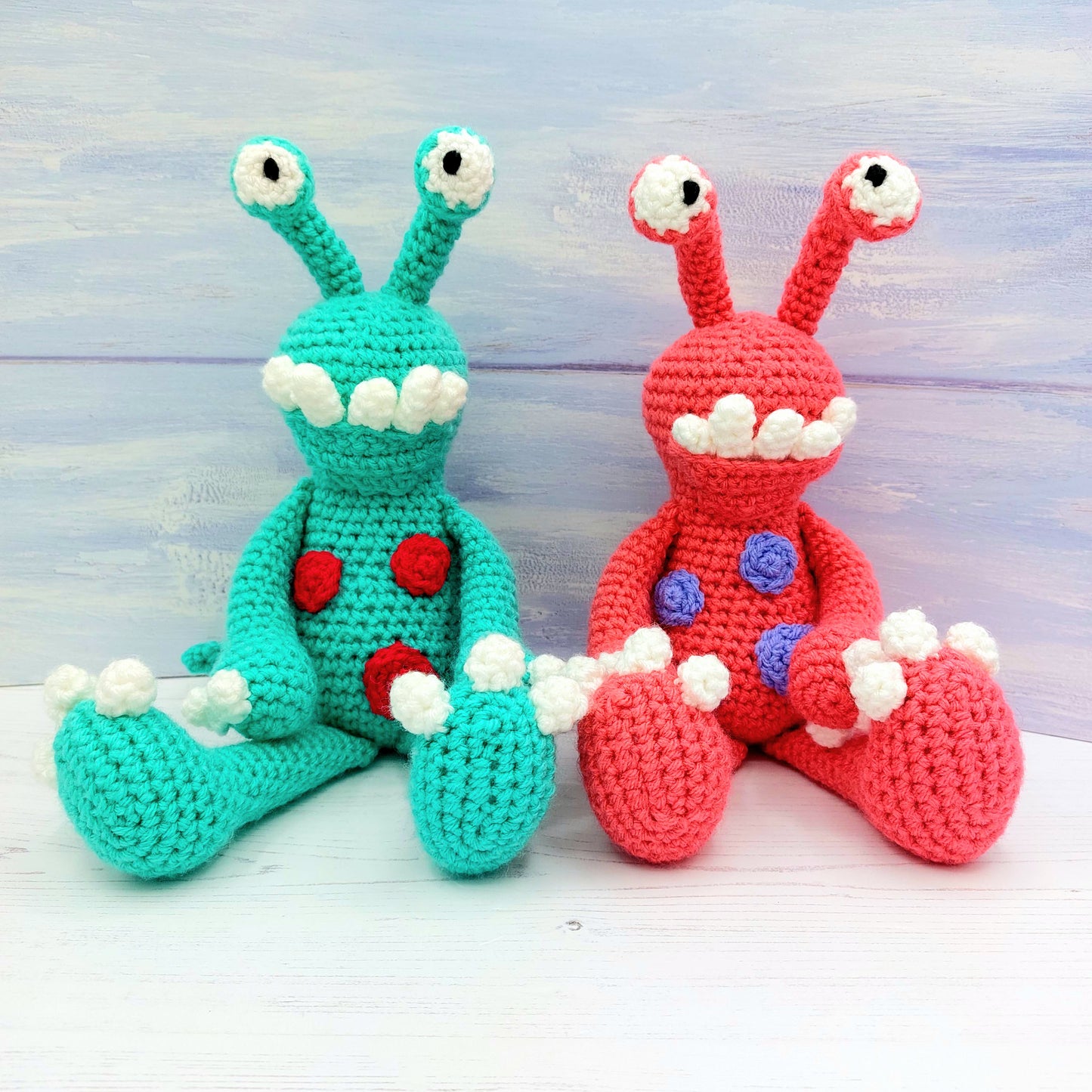 Monty & Myrtle the Monsters - PDF Crochet Pattern