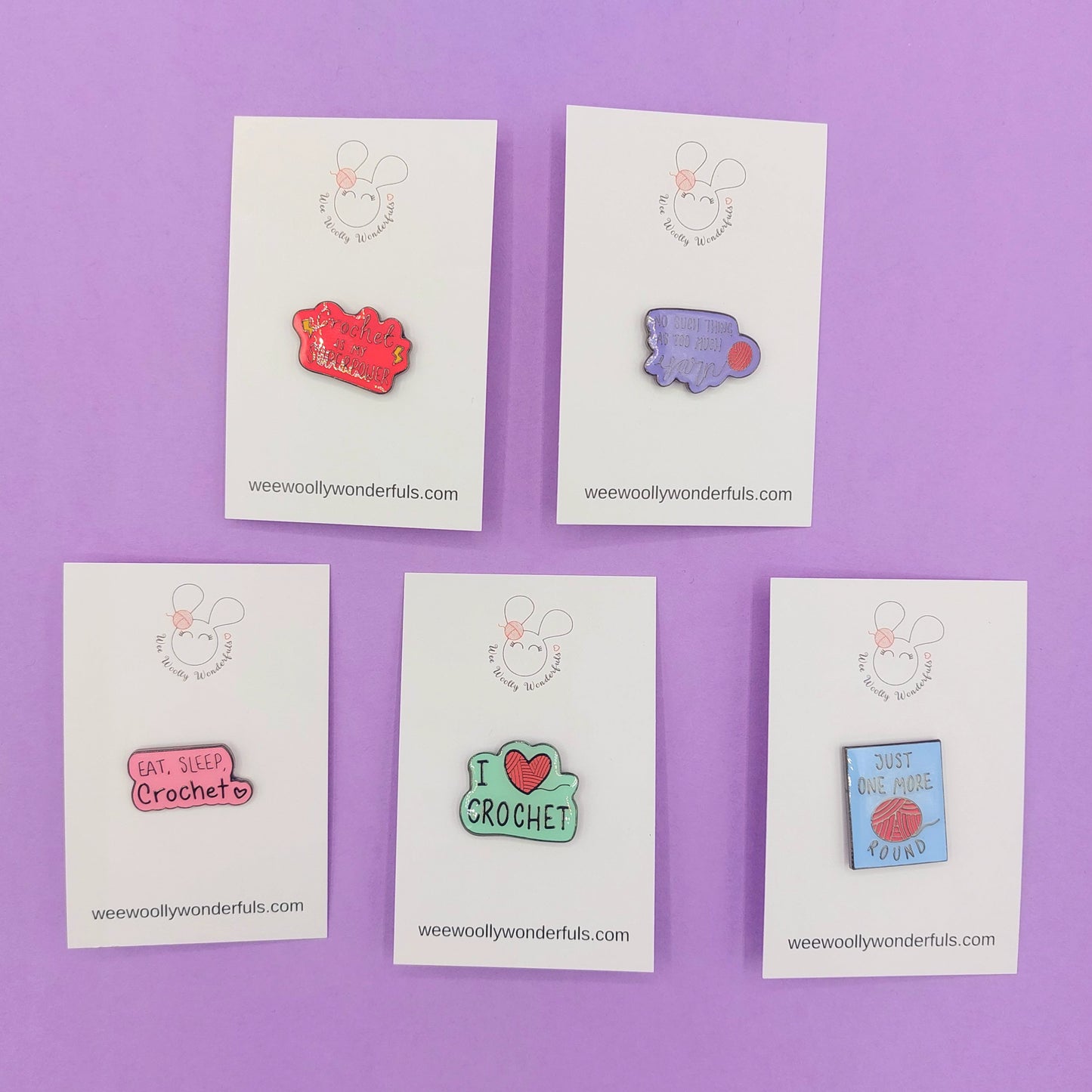 Fun, craft slogan Pin Badges