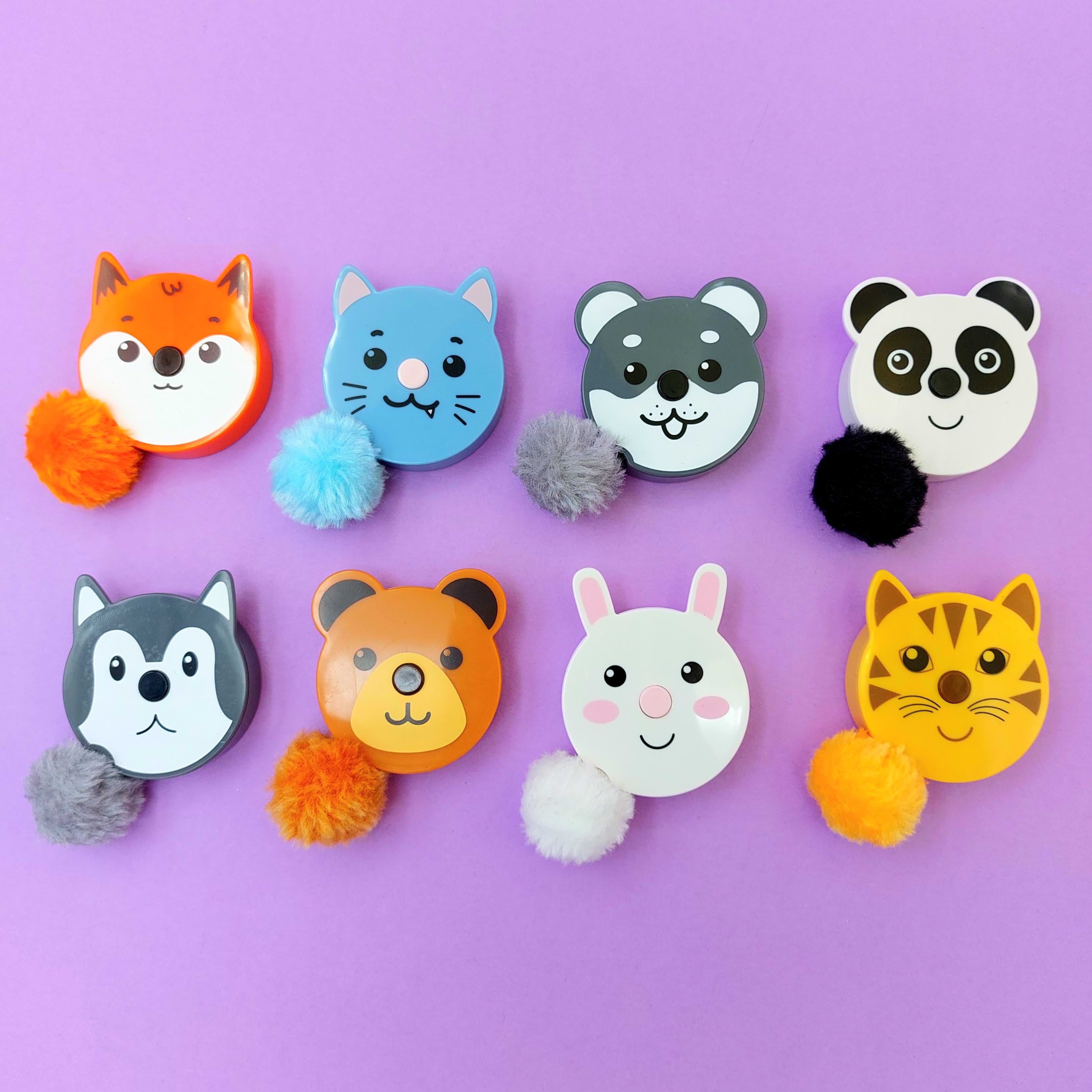 Fluffy Animal Kids Tape Measure: 150 Cm Long. Metric and Imperial. 