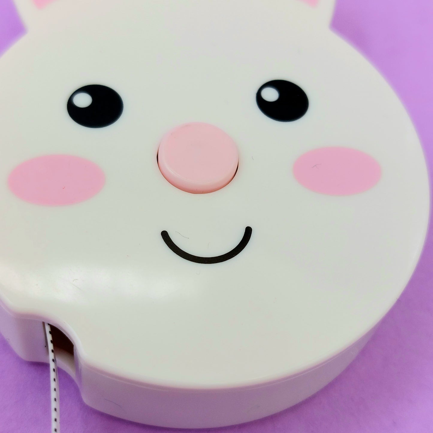 Adorable Animal Tape Measure with fluffy pompom tail