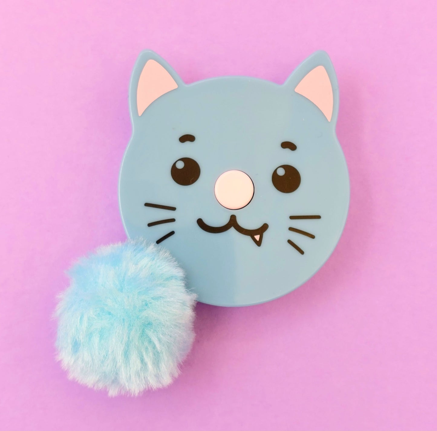 Adorable Animal Tape Measure with fluffy pompom tail