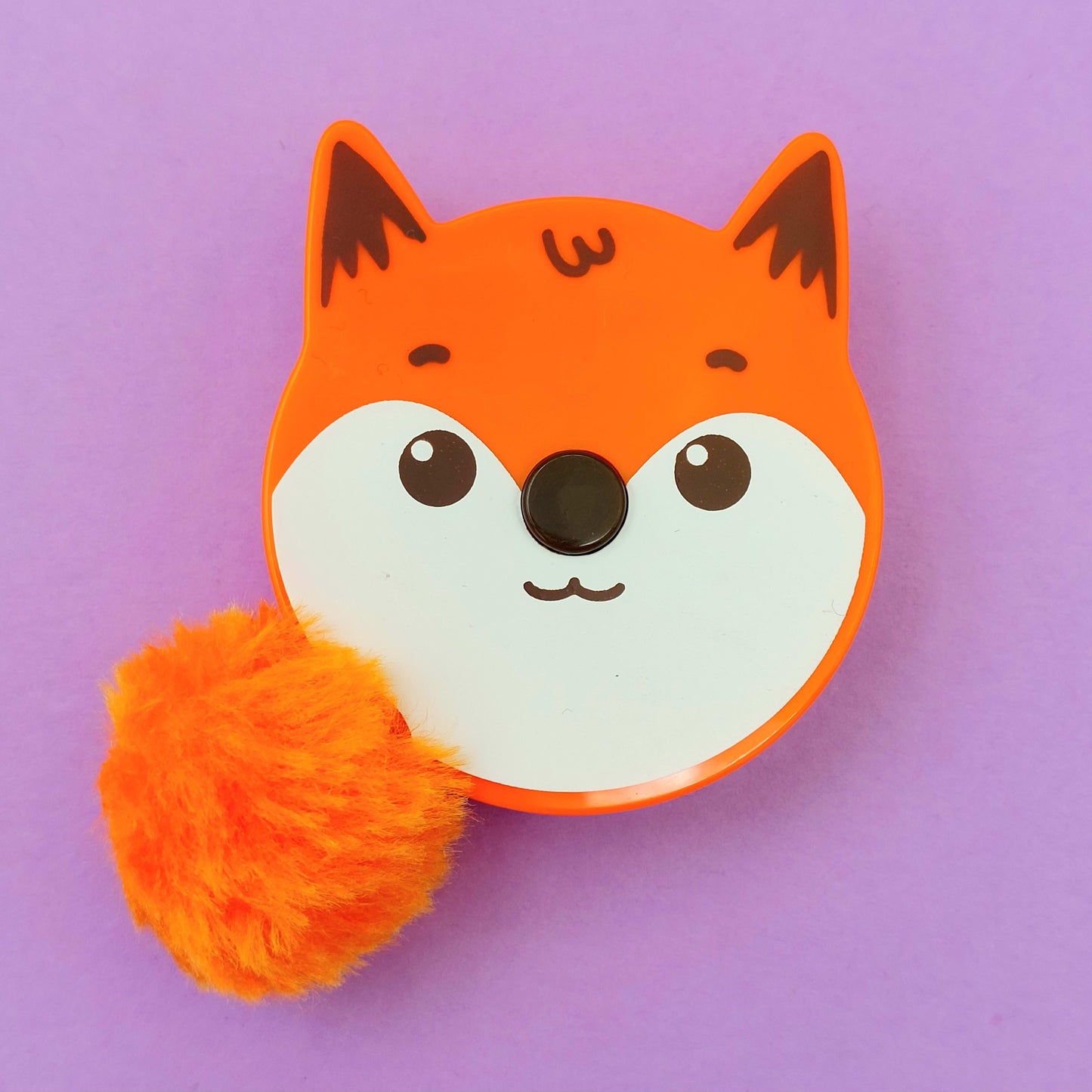Adorable Animal Tape Measure with fluffy pompom tail
