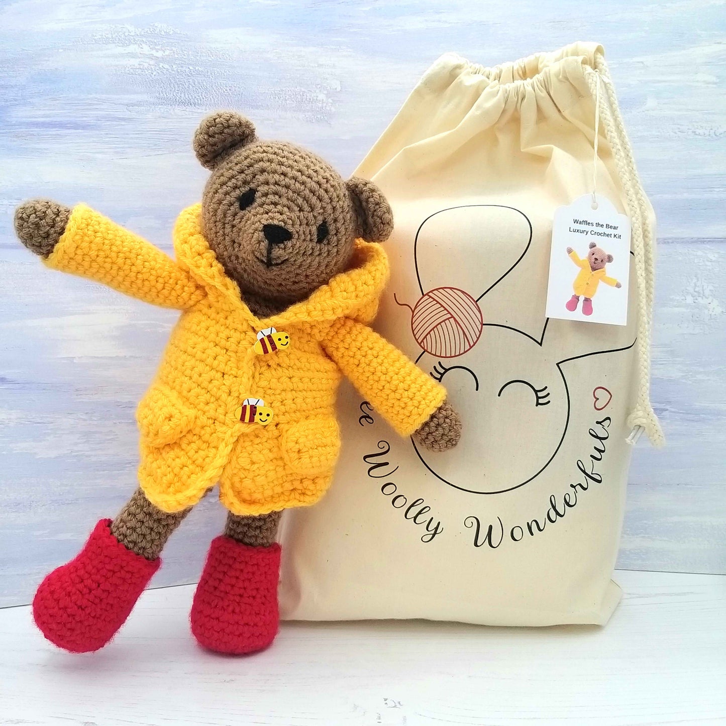 Waffles the Bear Crochet Kit