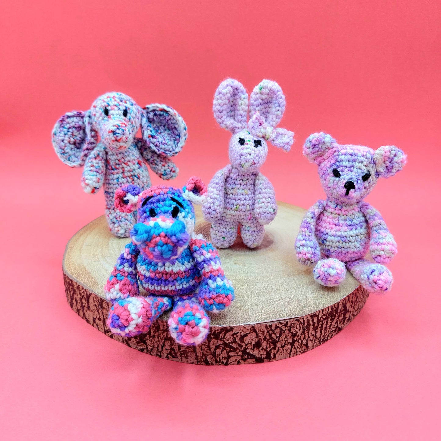 Mini Hand-dye Pocket Pals Crochet Kit
