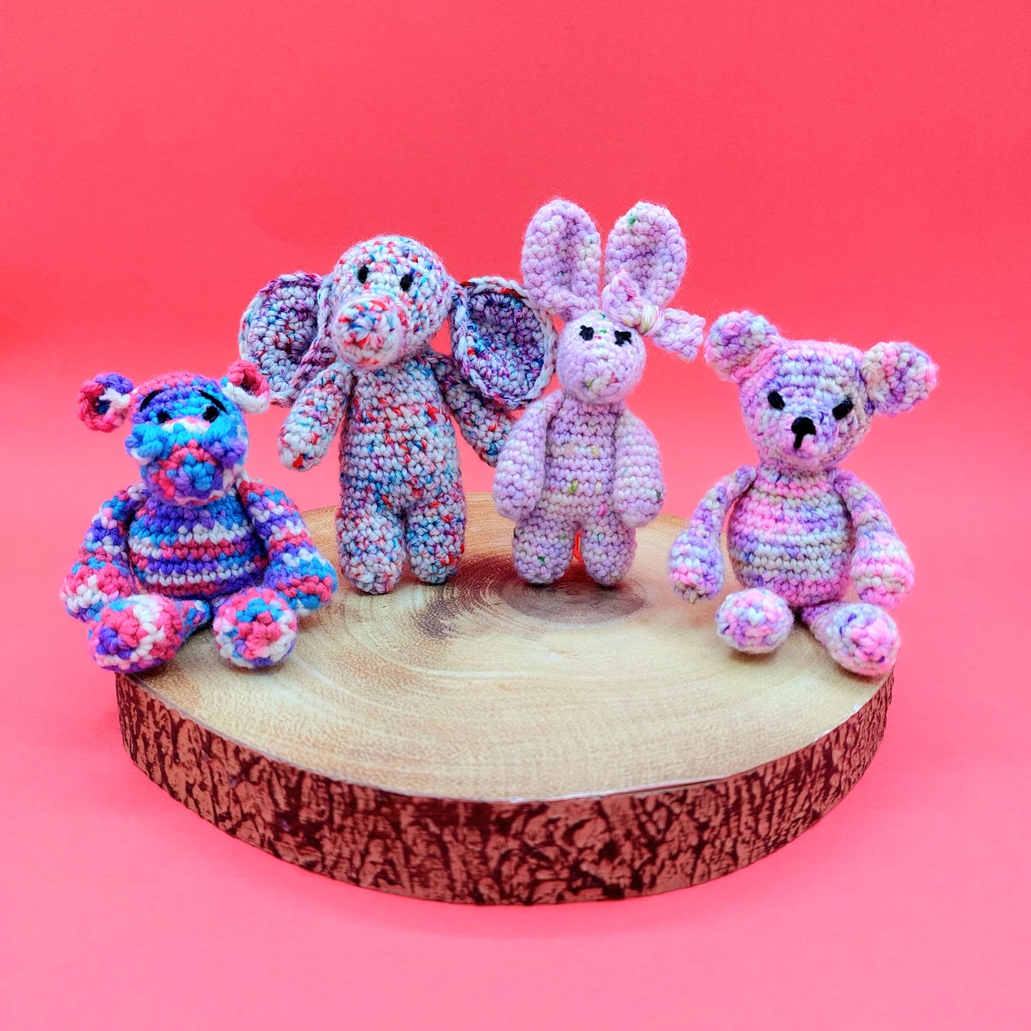 Mini Hand-dye Pocket Pals Crochet Kit
