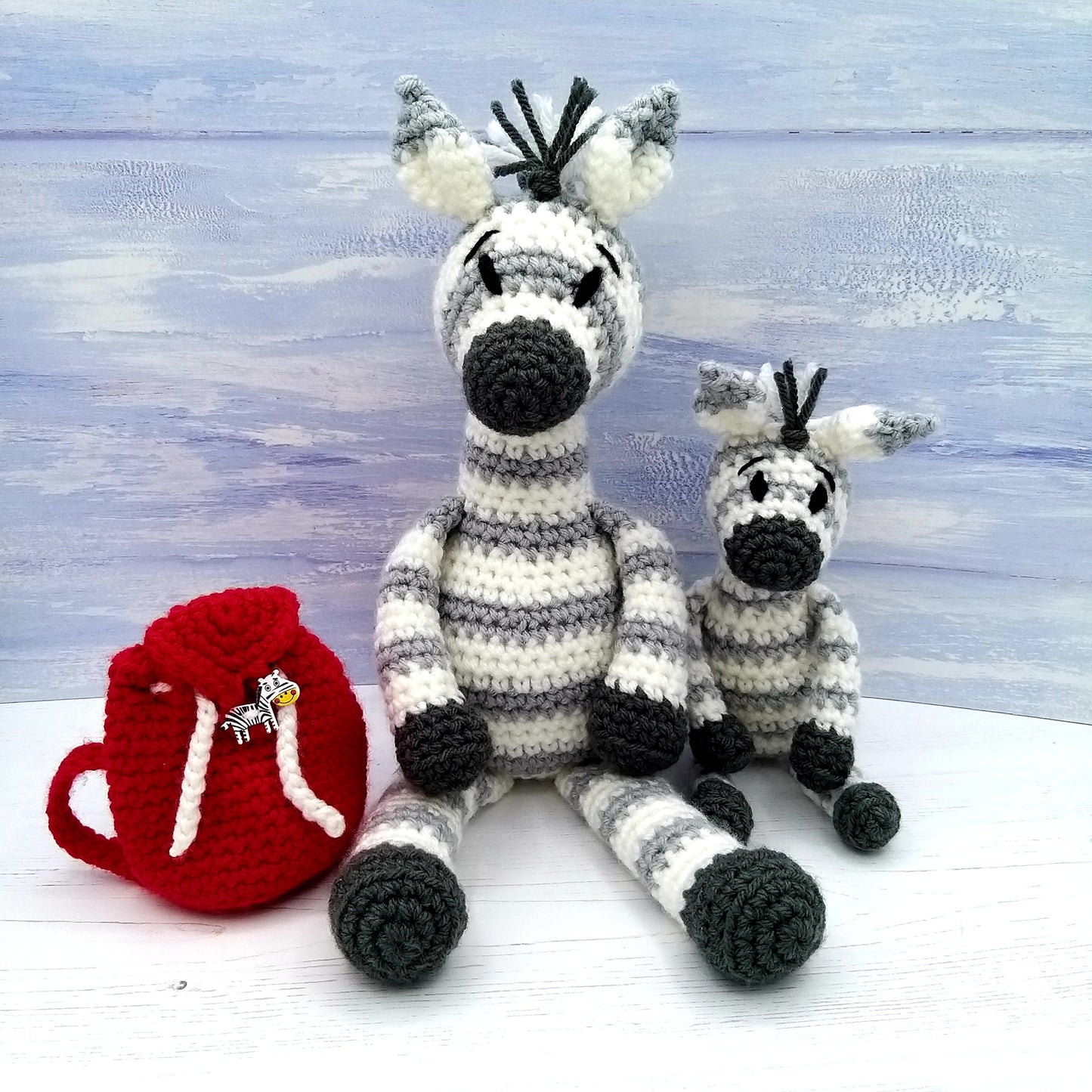 Julie the Zebra - PDF Crochet Pattern