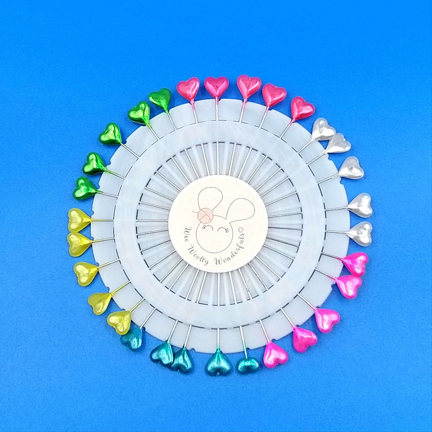 Heart Sewing Pin Set