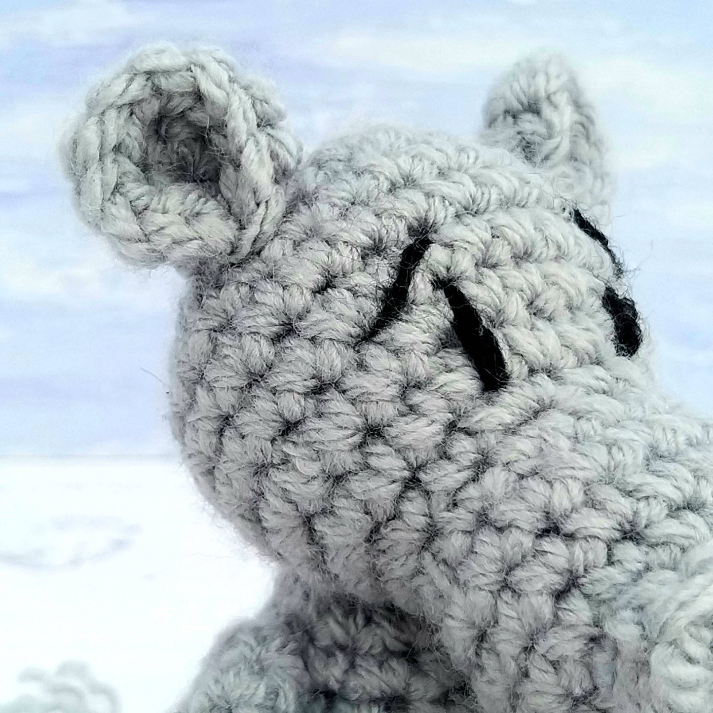 Baby Hippo Mini Crochet Kit