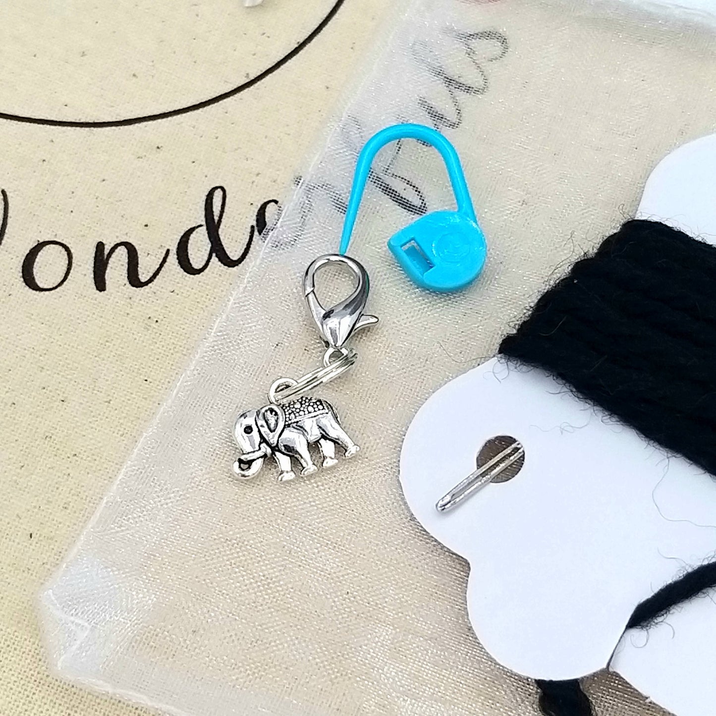 Eli the Elephant Wool & Alpaca Crochet Kit for Complete Beginner