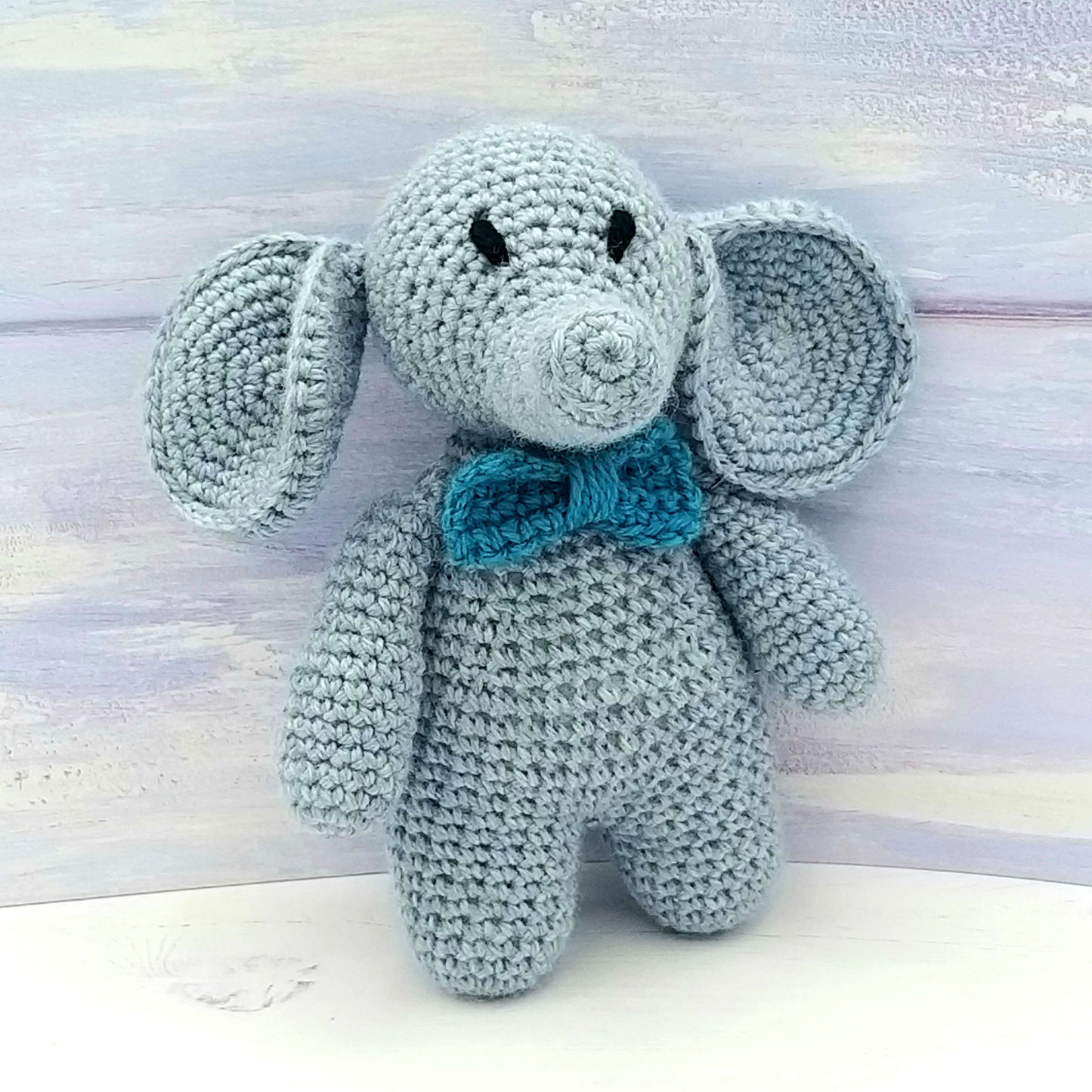 Eli the Elephant Wool & Alpaca Crochet Kit for Complete Beginner