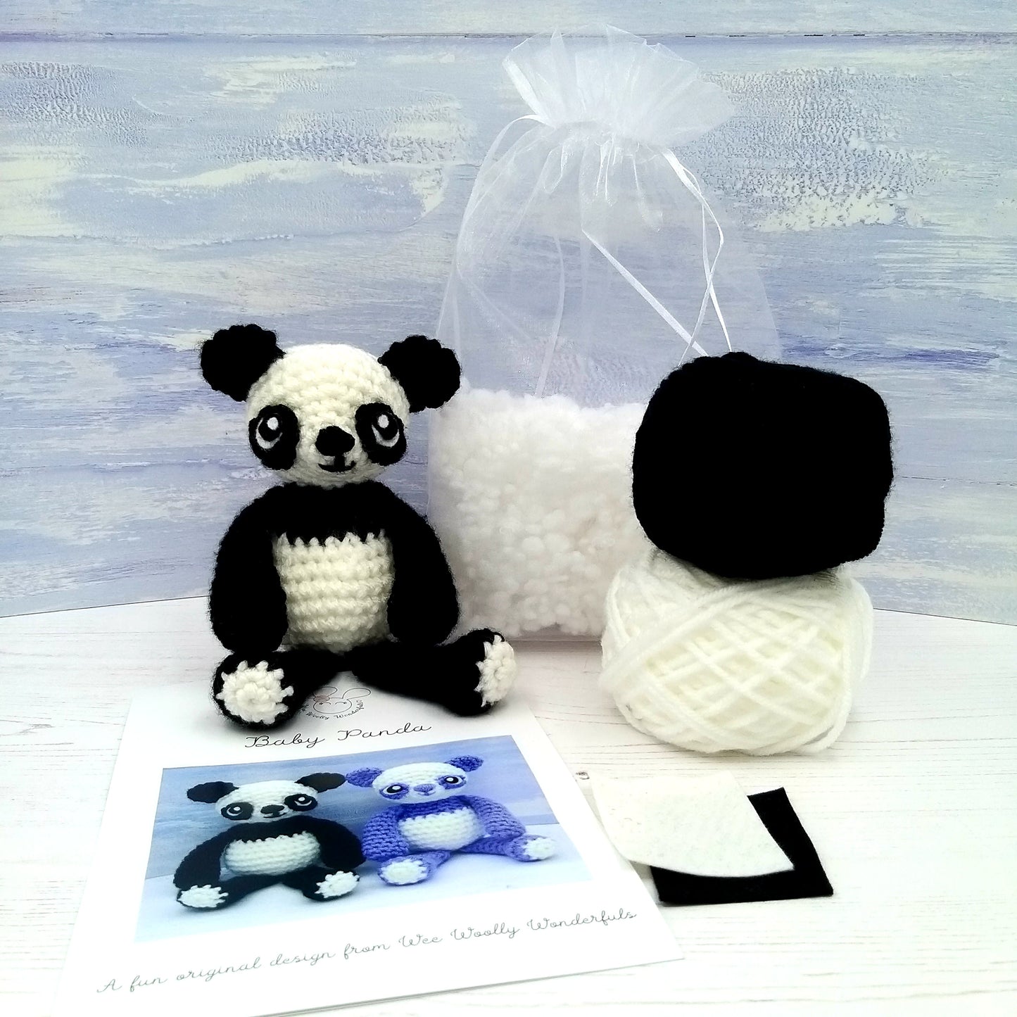 Baby Panda Mini Crochet Kit
