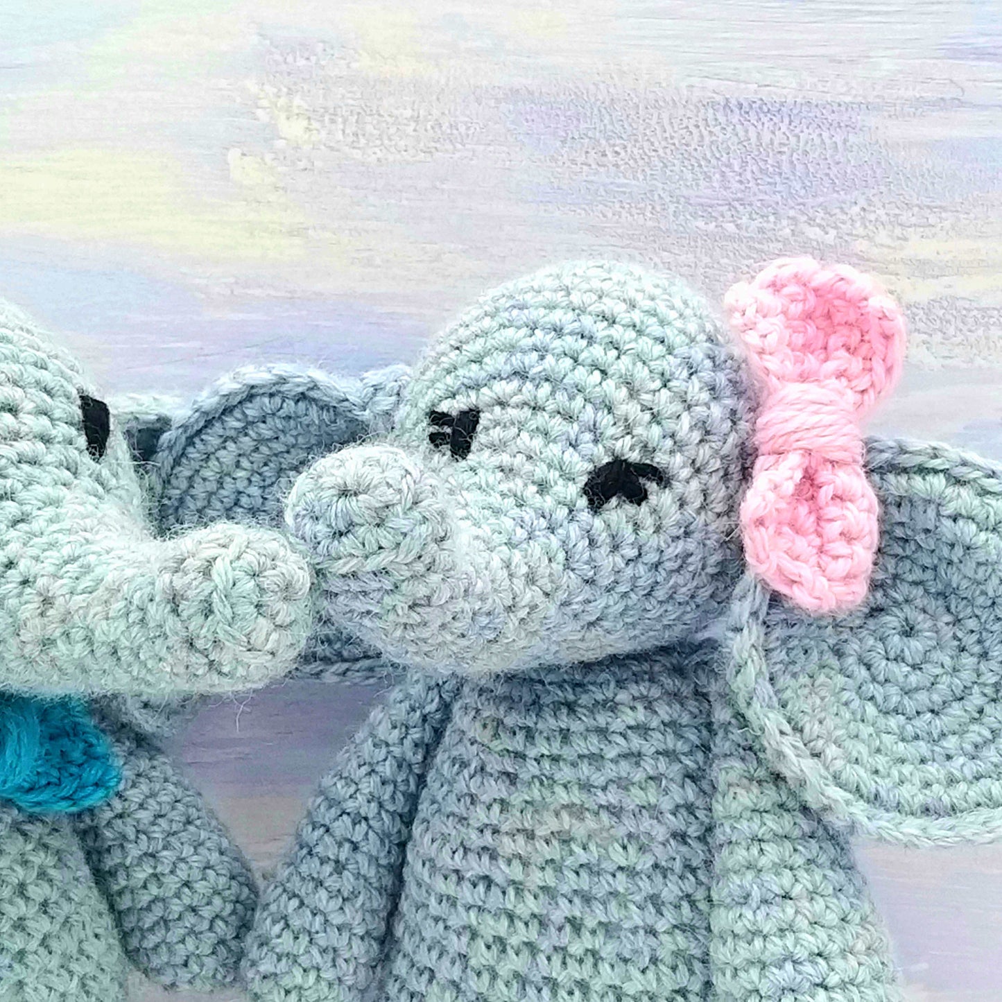 PDF Crochet Pattern - Eli & Ella the Elephants