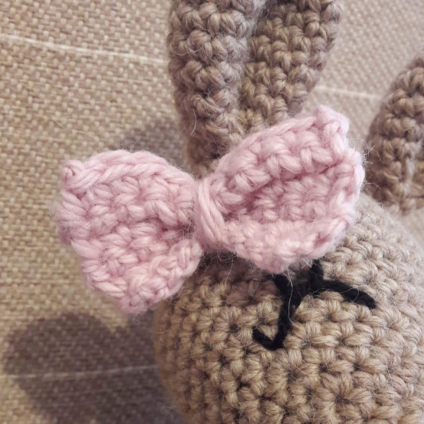 PDF Pattern Free Alternative Crochet Bow and Bunny Tail