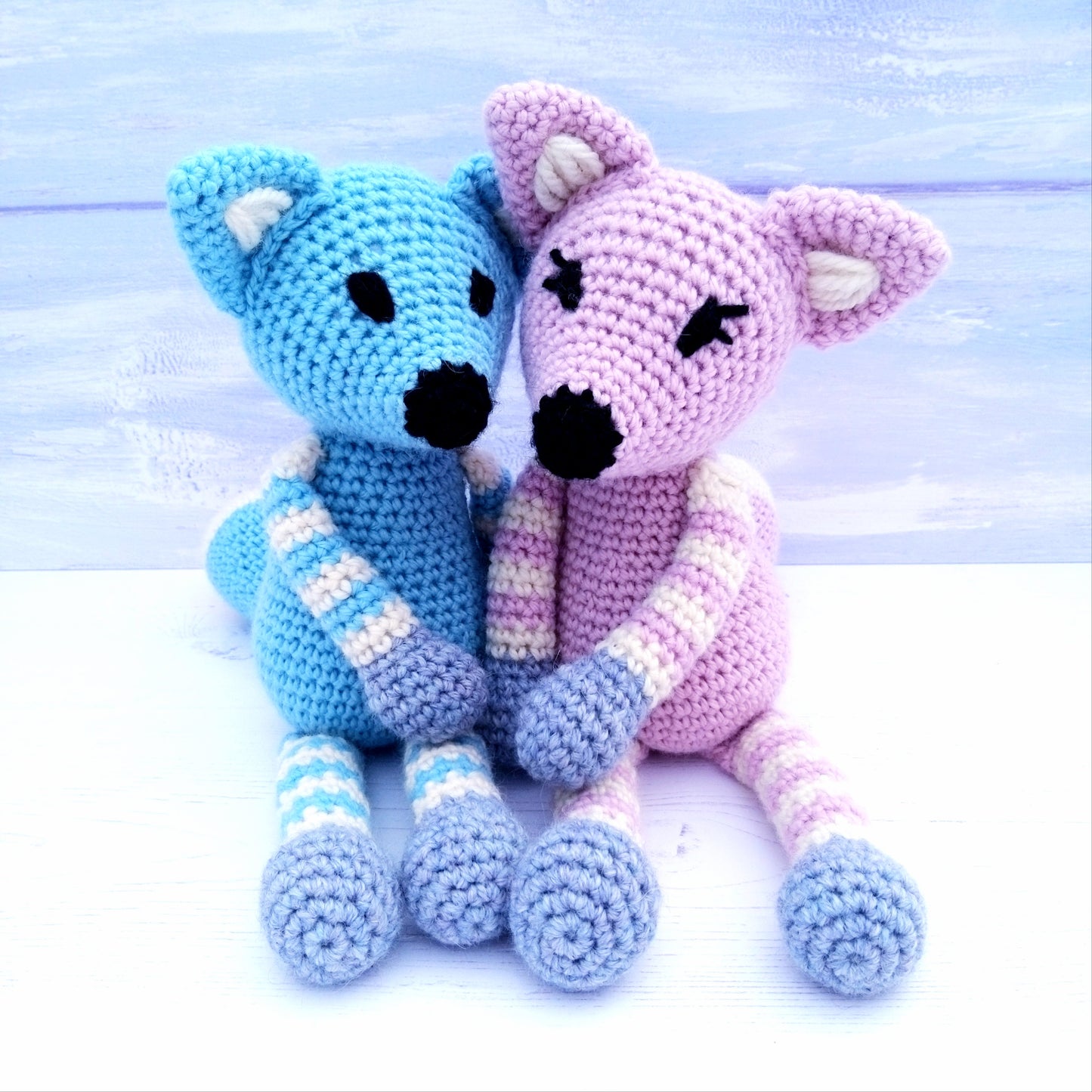 PDF Crochet Pattern - Flash, Freddie & Flossie the Fox Pattern