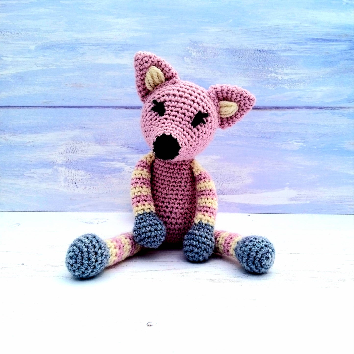 PDF Crochet Pattern - Flash, Freddie & Flossie the Fox Pattern