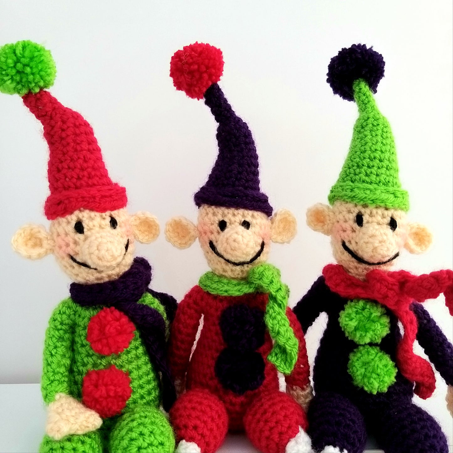 Christmas Elves Crochet Kit - Ernie, Bernie & Sid
