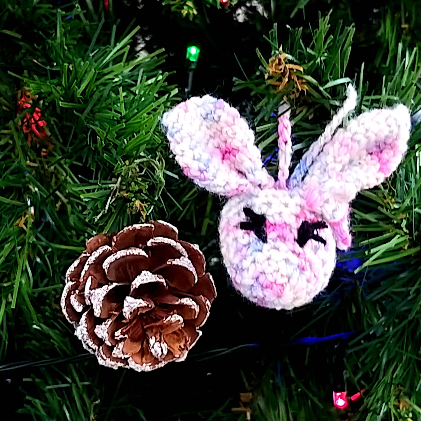 Bunny Tree Ornament Free PDF Crochet Pattern