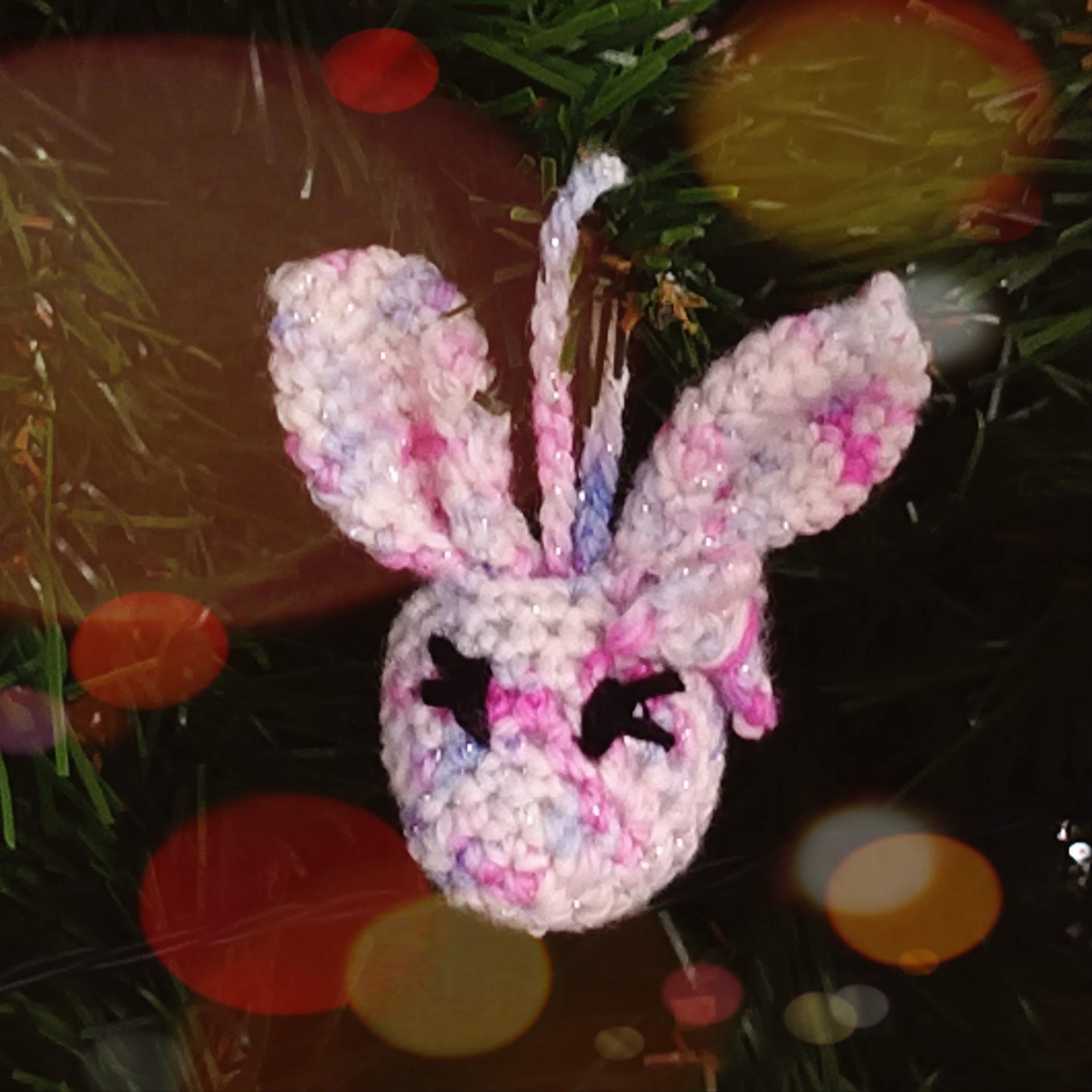 Bunny Tree Ornament Free PDF Crochet Pattern