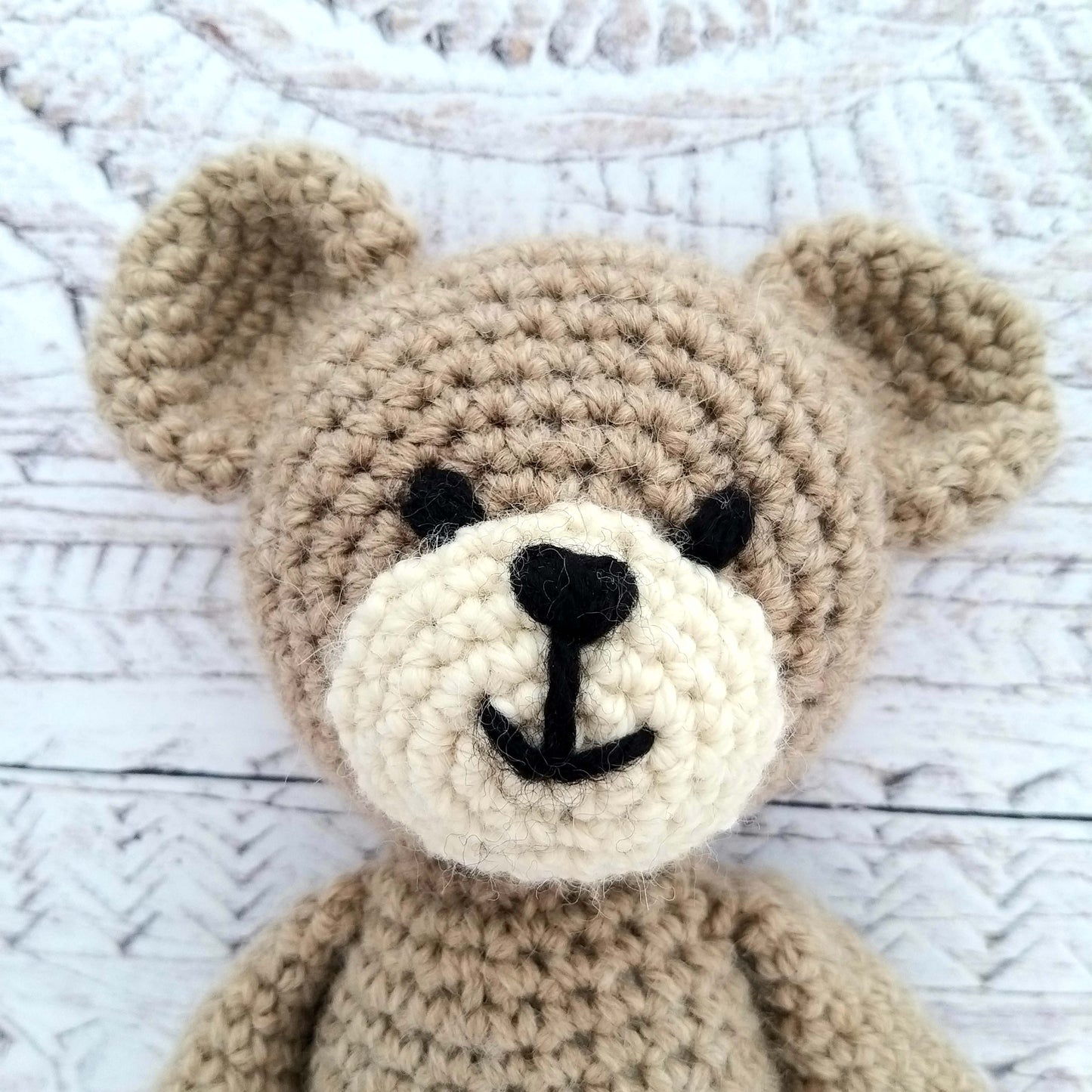 PDF Crochet Pattern - Teddy the Bear (for Beginners)