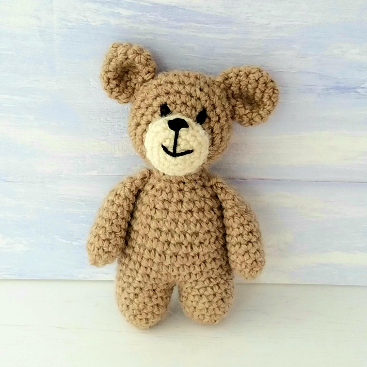Baby Bear Mini Crochet Kit in Luxury Wool & Alpaca