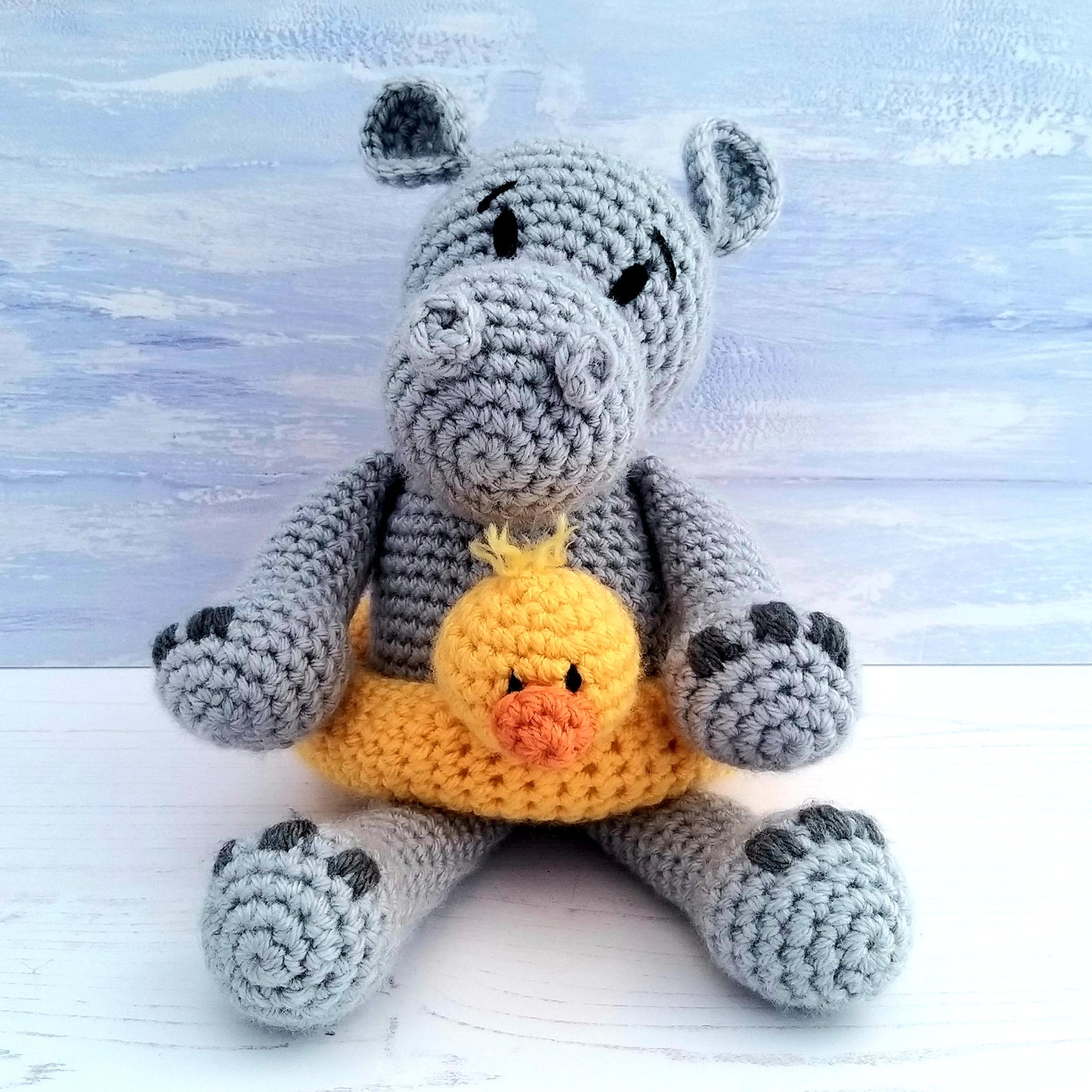 PDF Crochet Pattern - Henry the Hippo