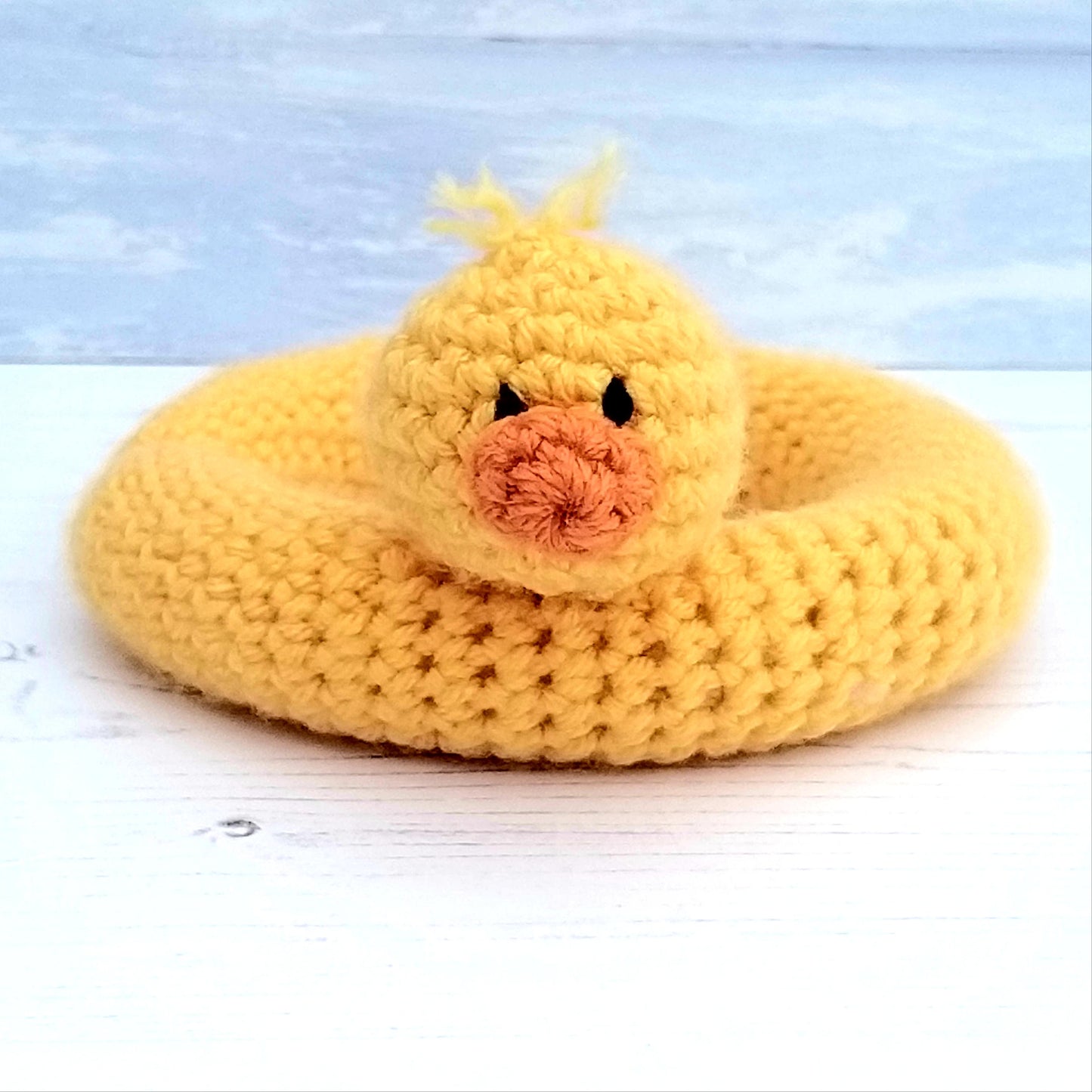 Free Rubber Ducky Rubber Ring Crochet Pattern