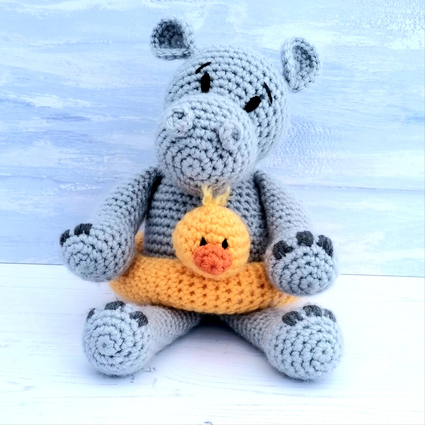 PDF Crochet Pattern - Henry the Hippo