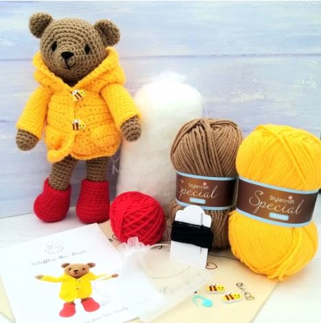 Amigurumi Crochet Kit - Teddy Bear