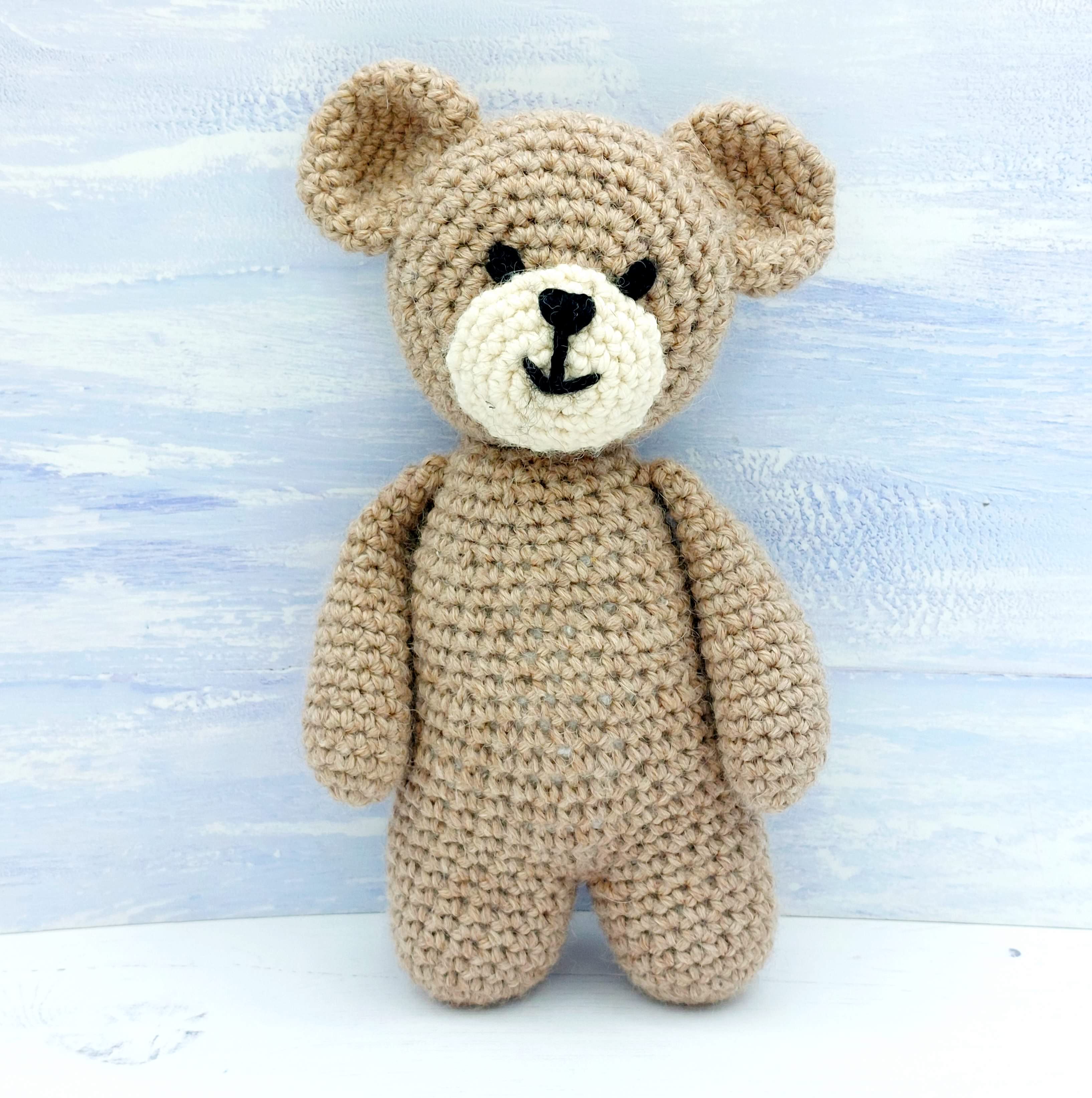 Crochet teddy hot sale