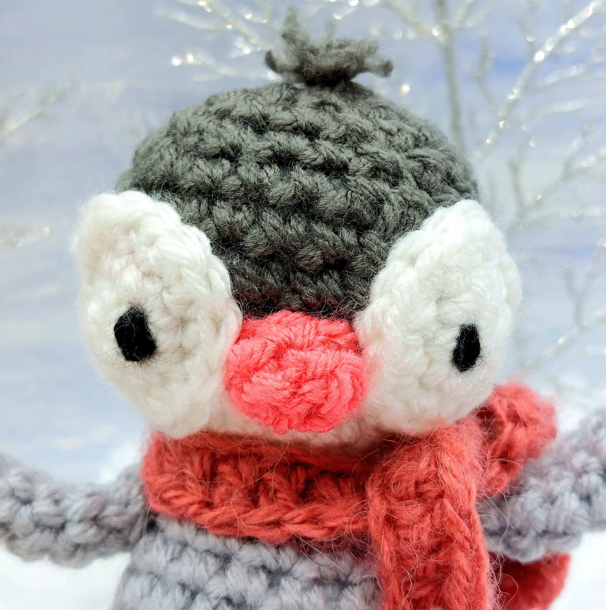 Crochet Penguin Face