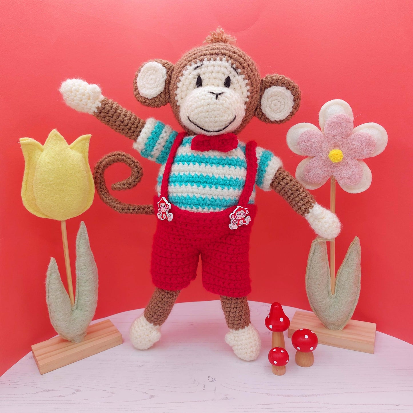 Archie & Gracie the Monkeys Crochet Kits