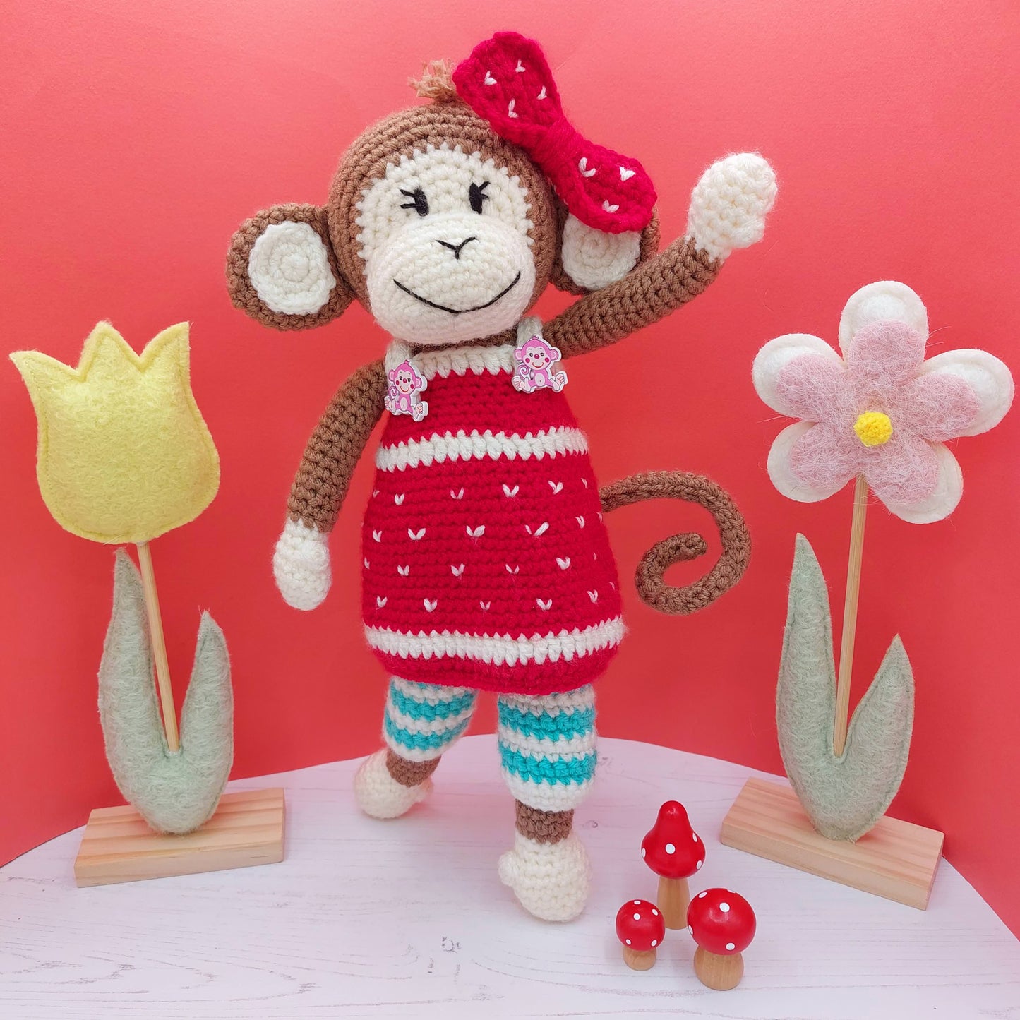 Archie & Gracie the Monkeys - PDF Pattern