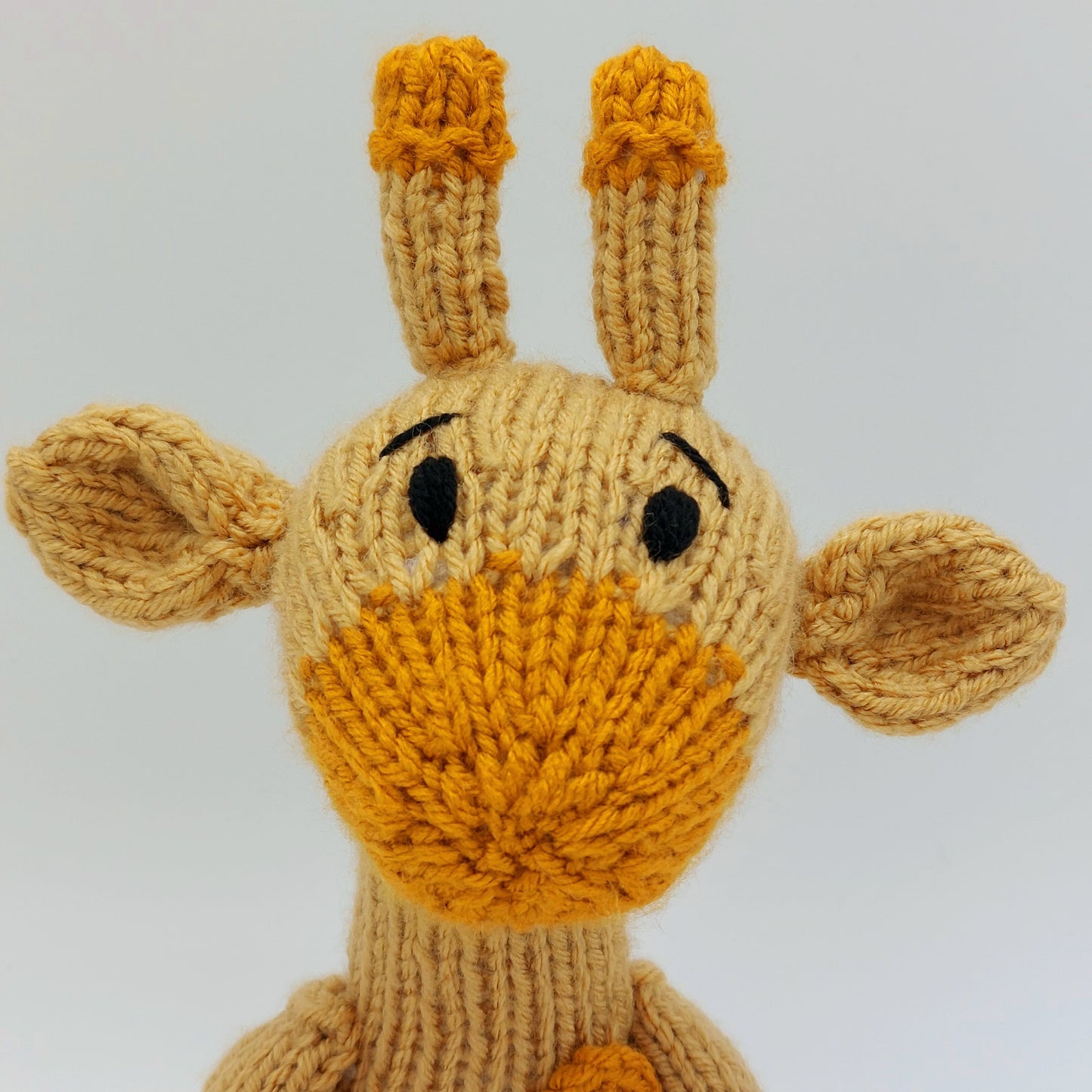 Knitted Amber the Giraffe - PDF Knitting Pattern