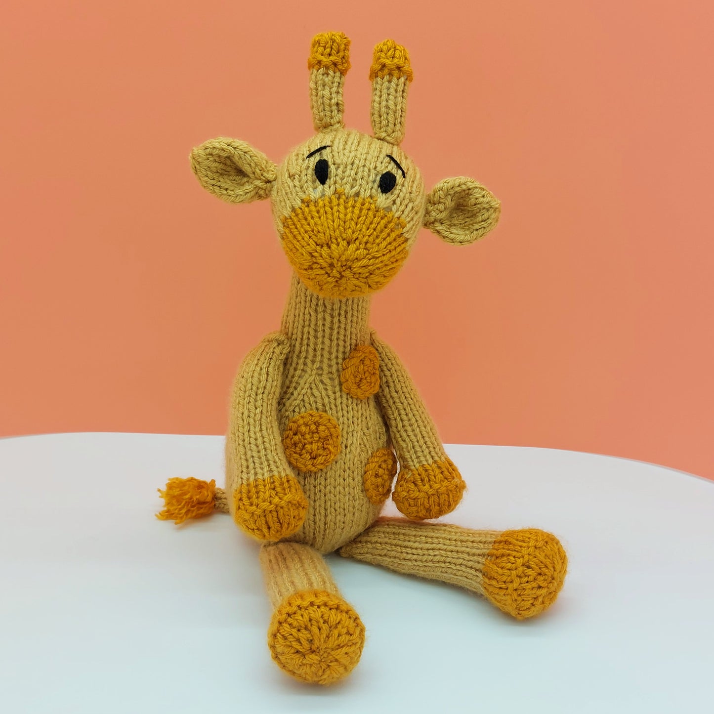 Amber the Giraffe Knitting Kit