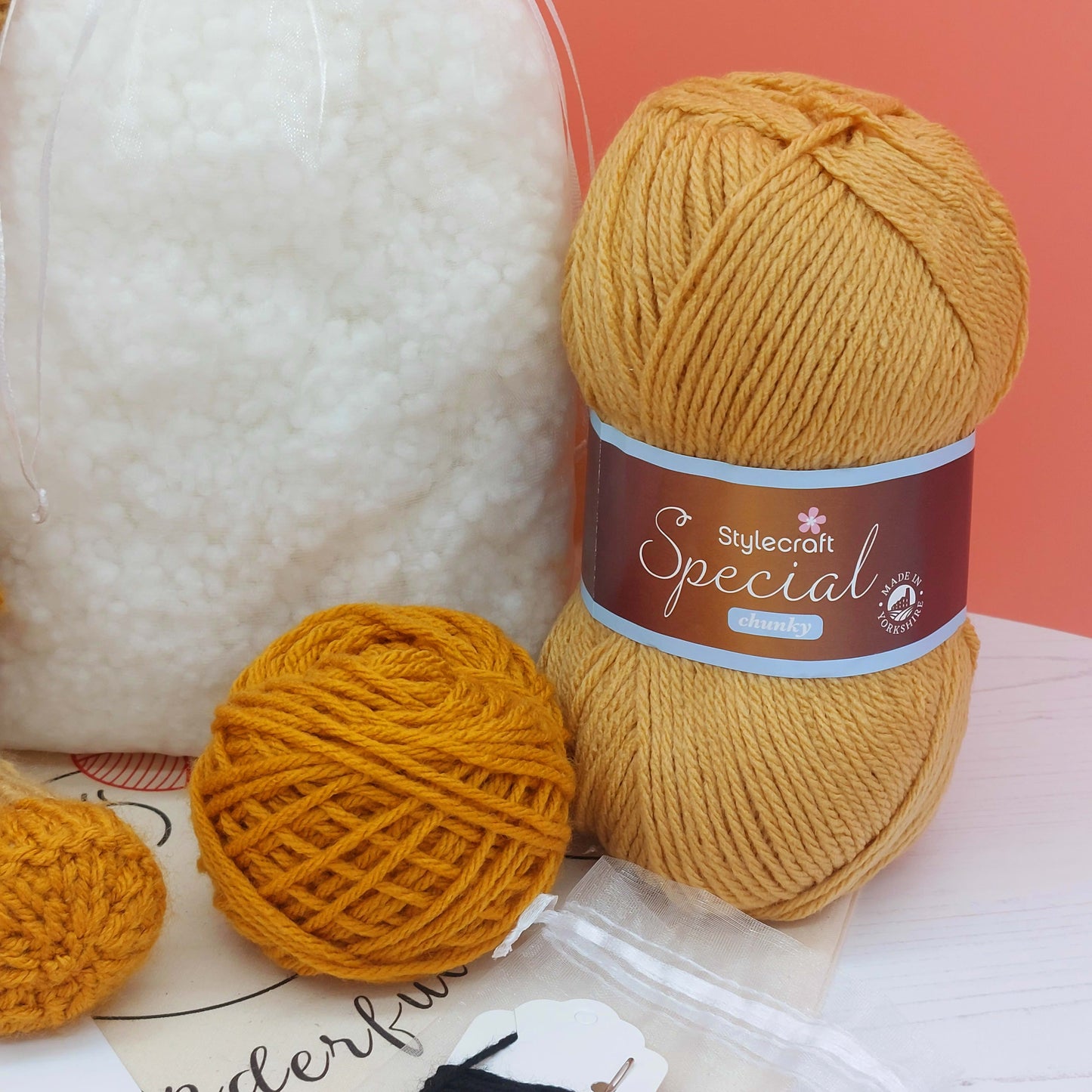 Amber the Giraffe Knitting Kit