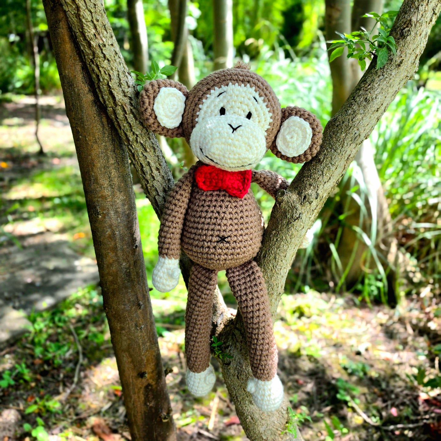 Mr Bananas the HUGE Monkey Crochet Kit