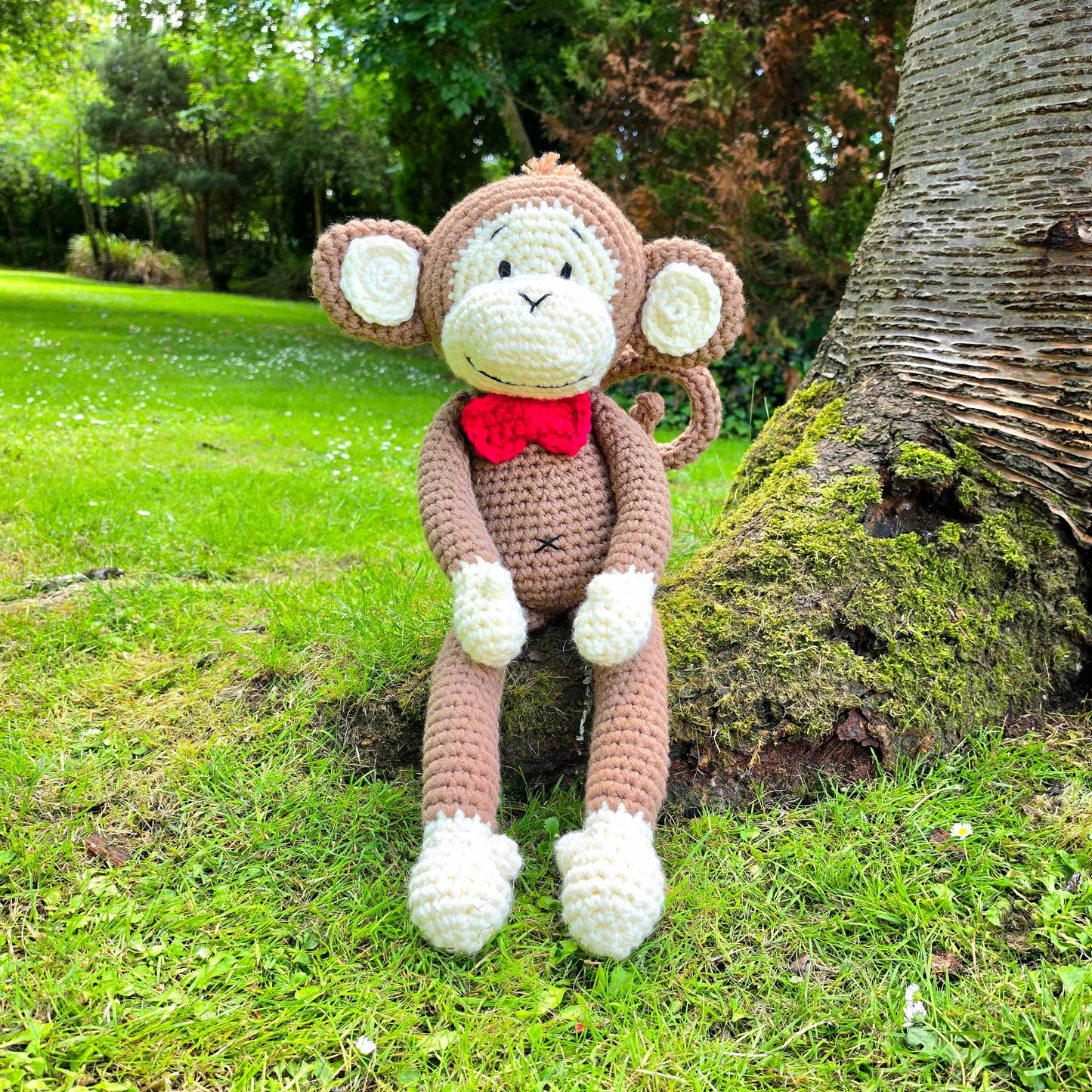 Mr Bananas the HUGE Monkey Crochet Kit