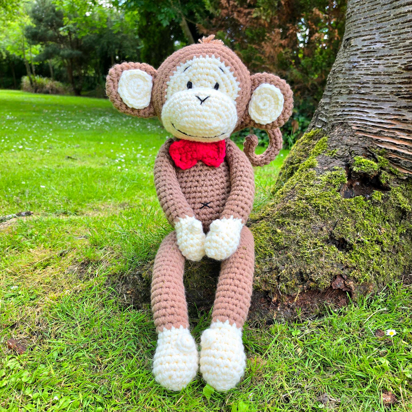 Mr Bananas the HUGE Monkey Crochet Kit