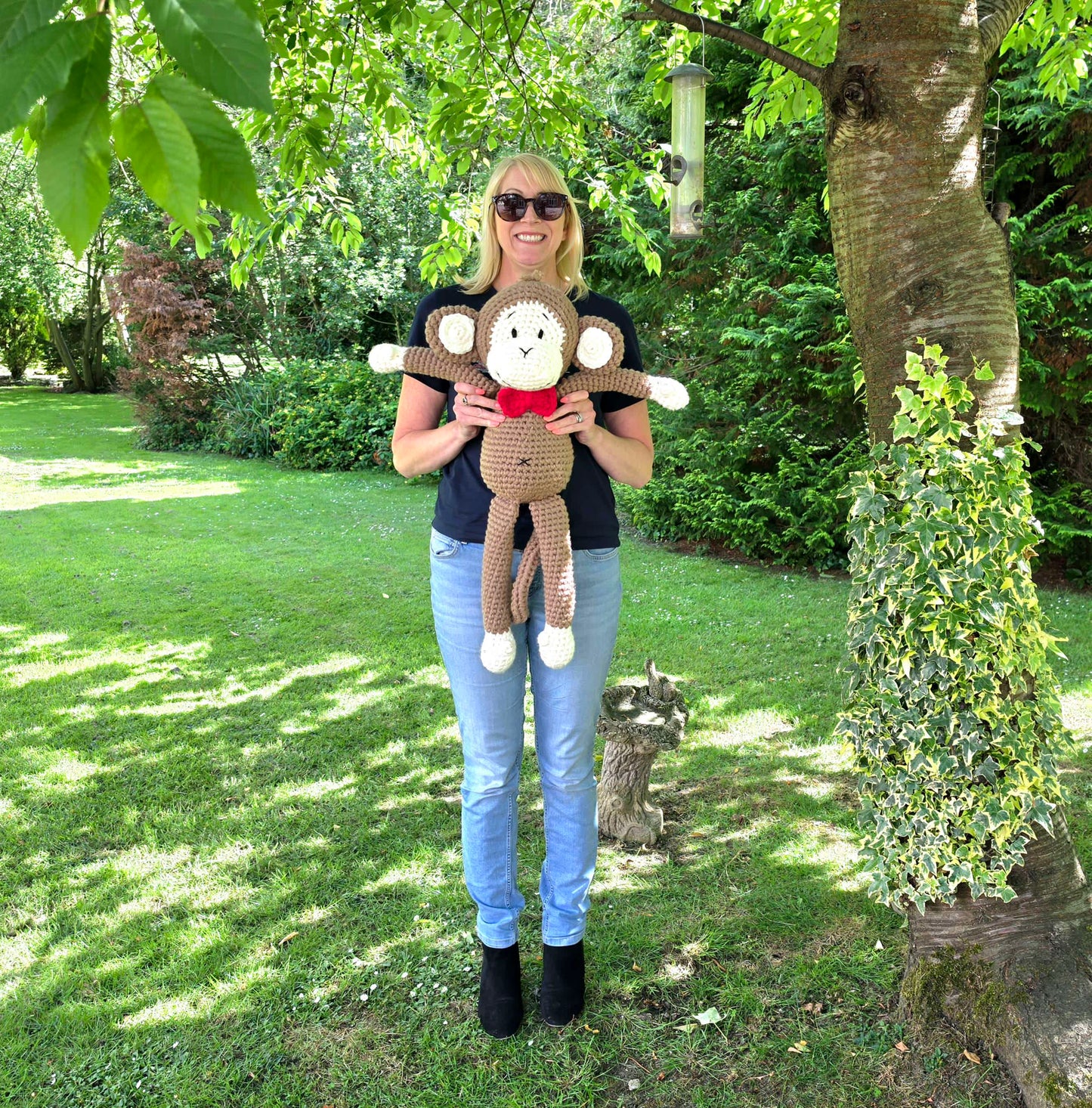 Mr Bananas the HUGE Monkey Crochet Kit