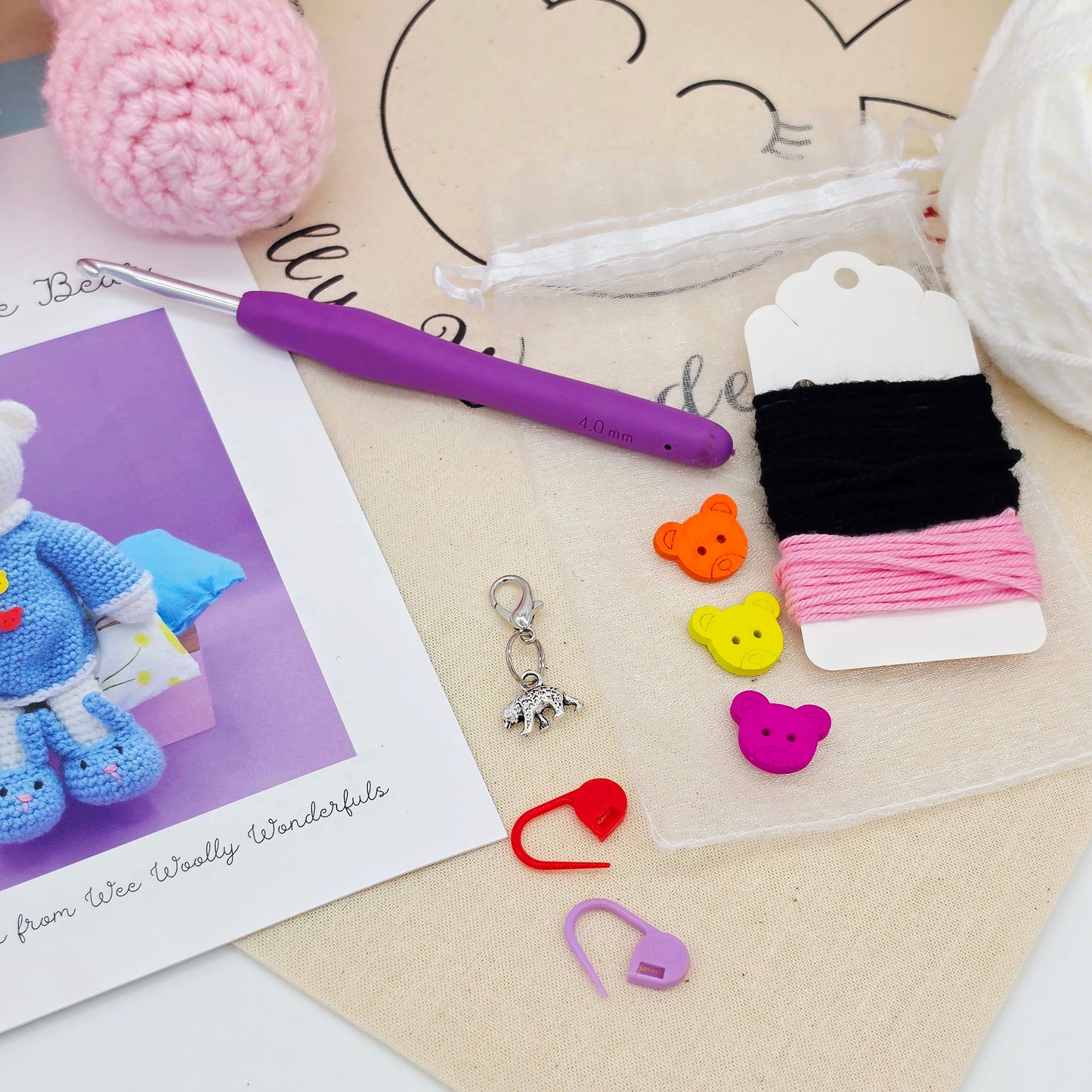 Bobby & Betty the Bedtime Bear Crochet kits