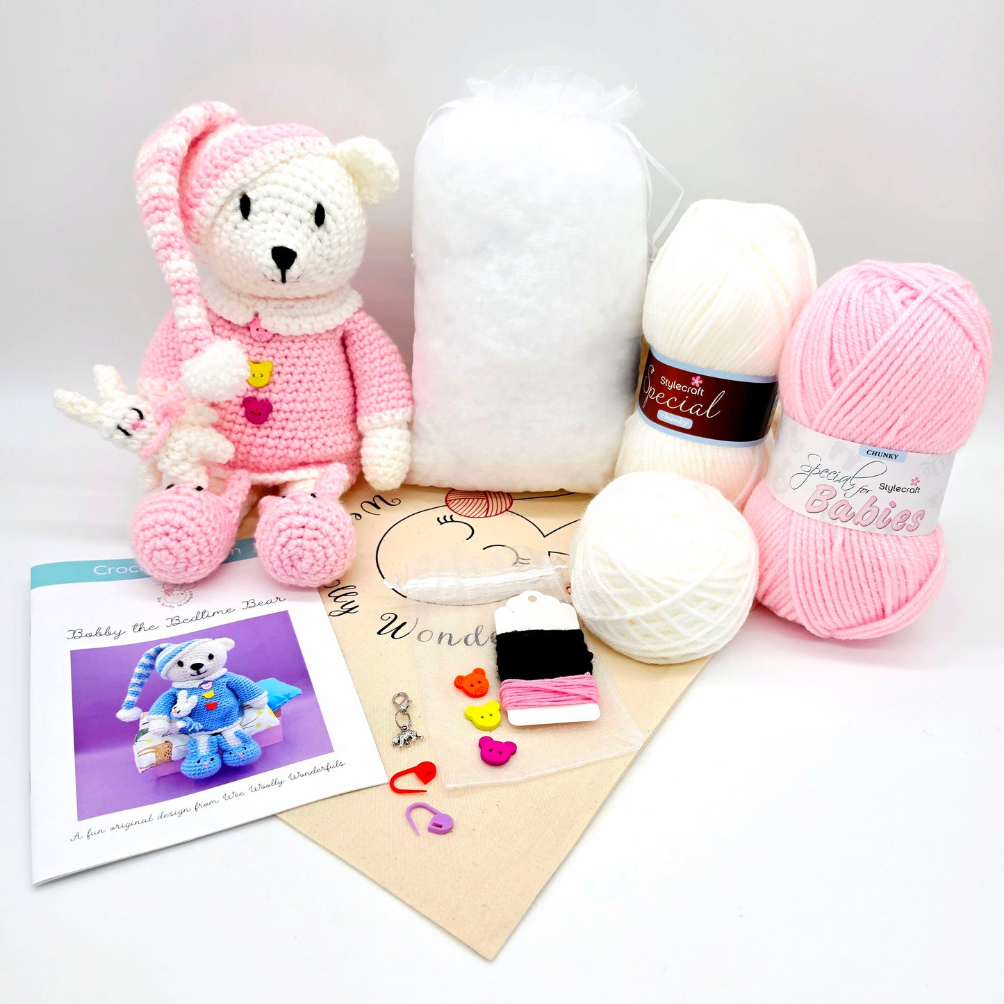 Bobby & Betty the Bedtime Bear Crochet kits